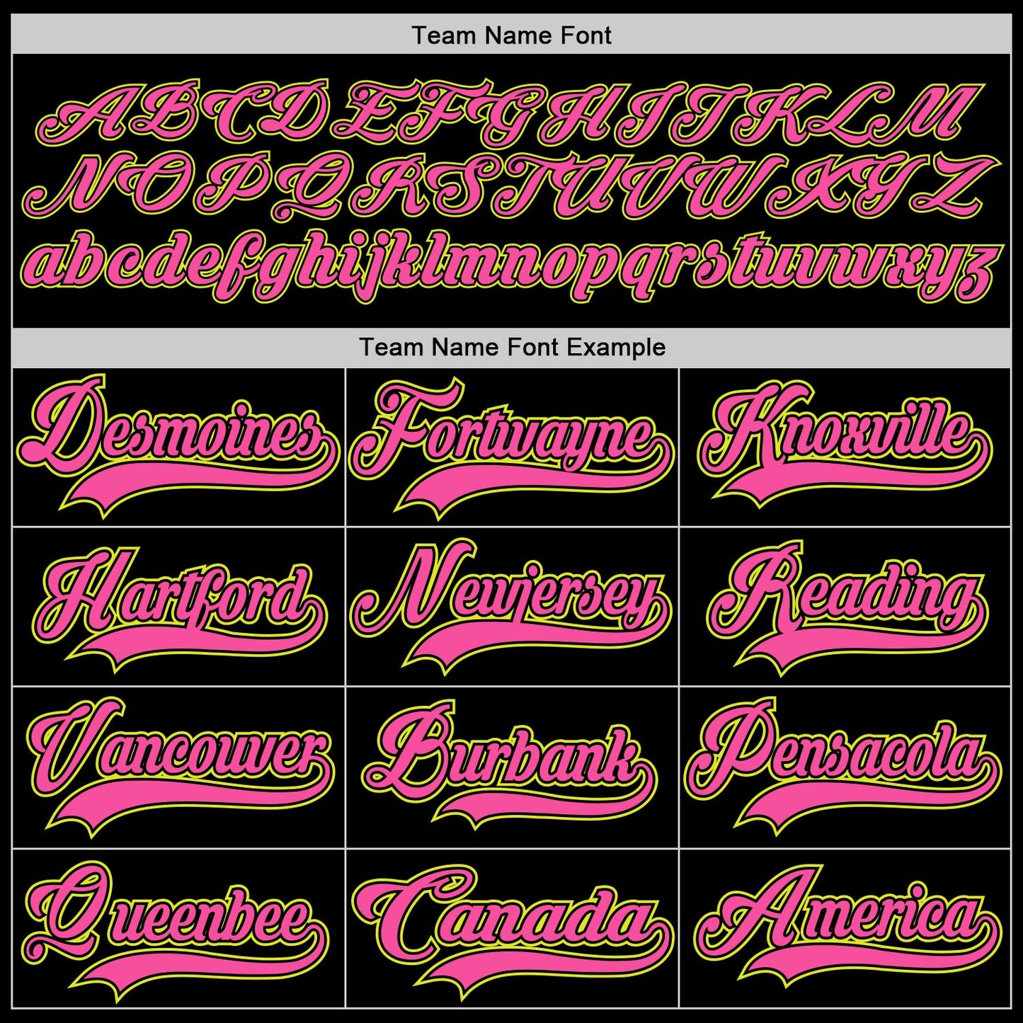 Custom Black Pink-Neon Yellow Hockey Lace Neck Jersey view 4