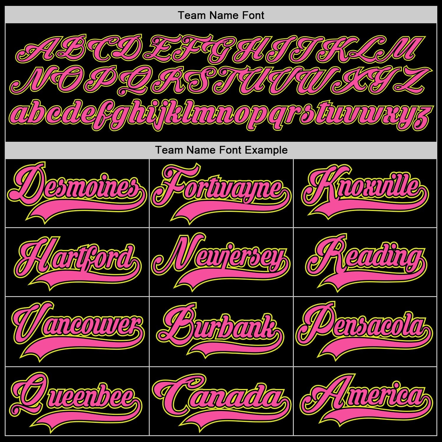 Custom Black Pink-Neon Yellow Hockey Lace Neck Jersey view 4