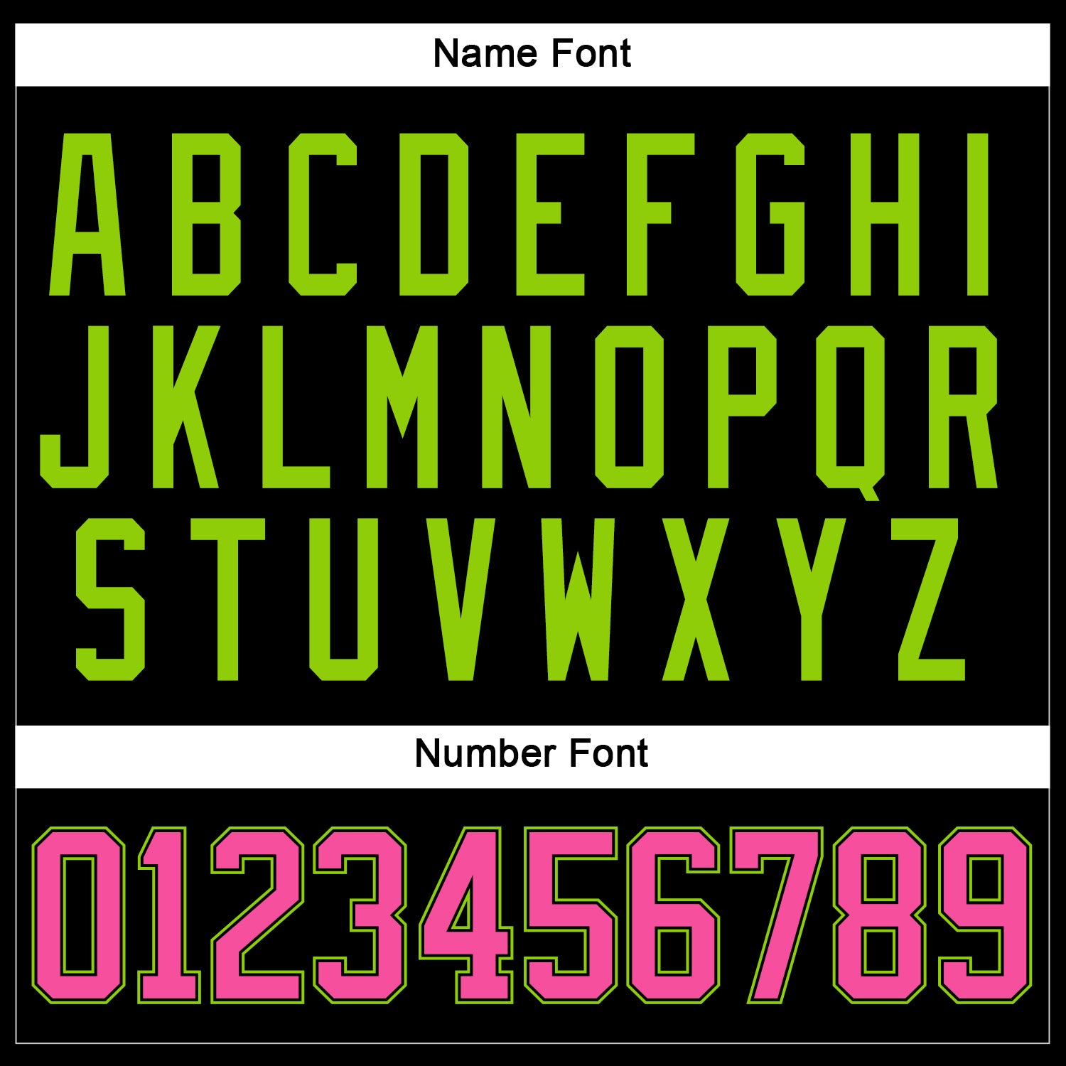 Custom Black Pink-Neon Green Hockey Lace Neck Jersey view 5