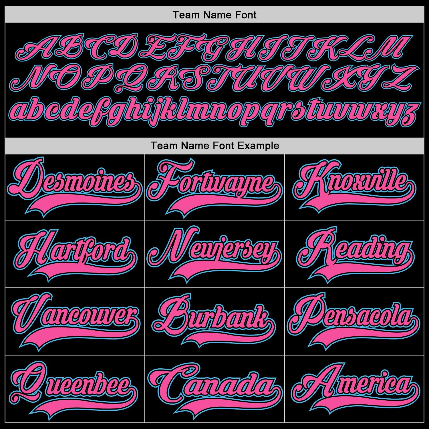 Custom Black Pink-Sky Blue Hockey Lace Neck Jersey view 4
