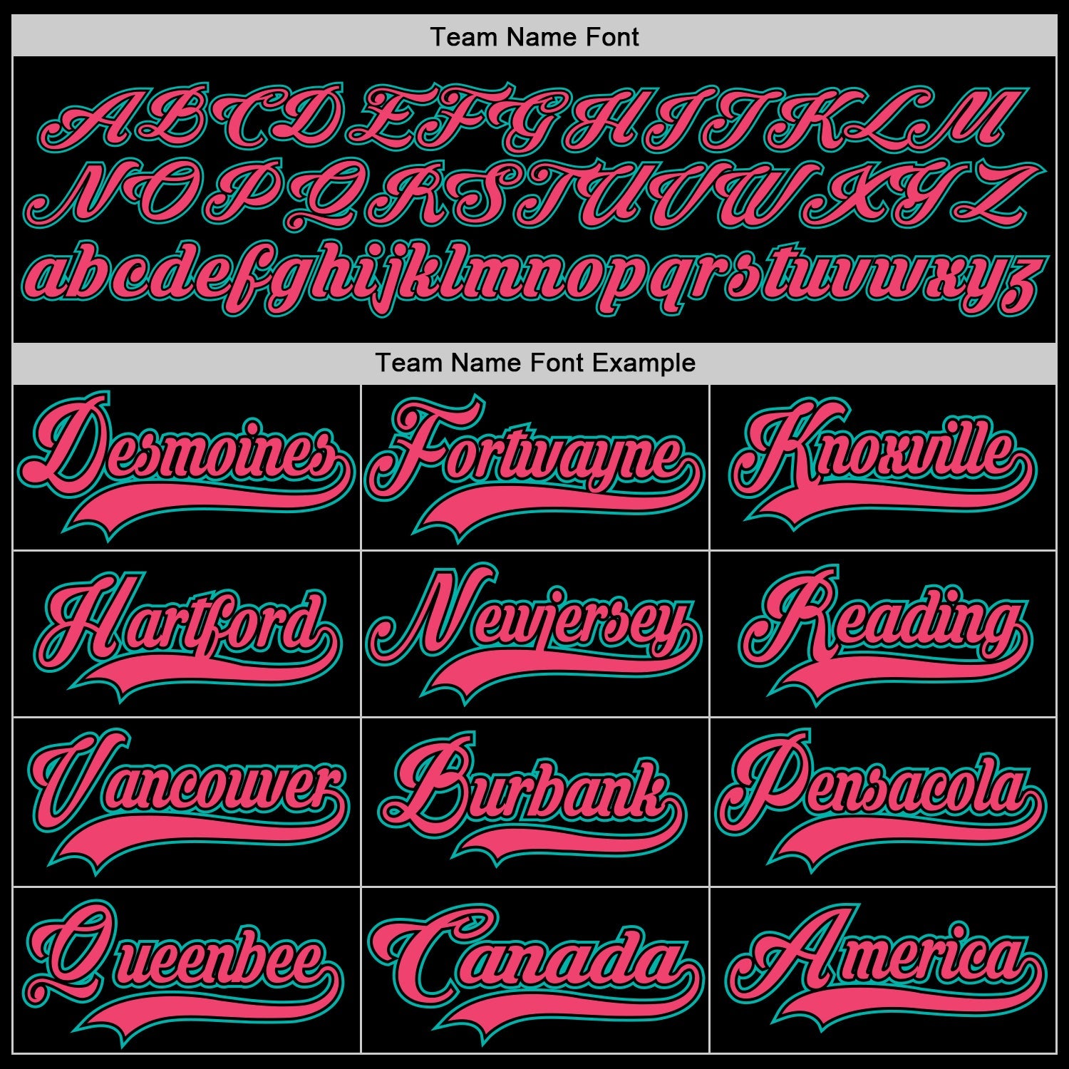 Custom Black Neon Pink-Aqua Hockey Lace Neck Jersey view 4