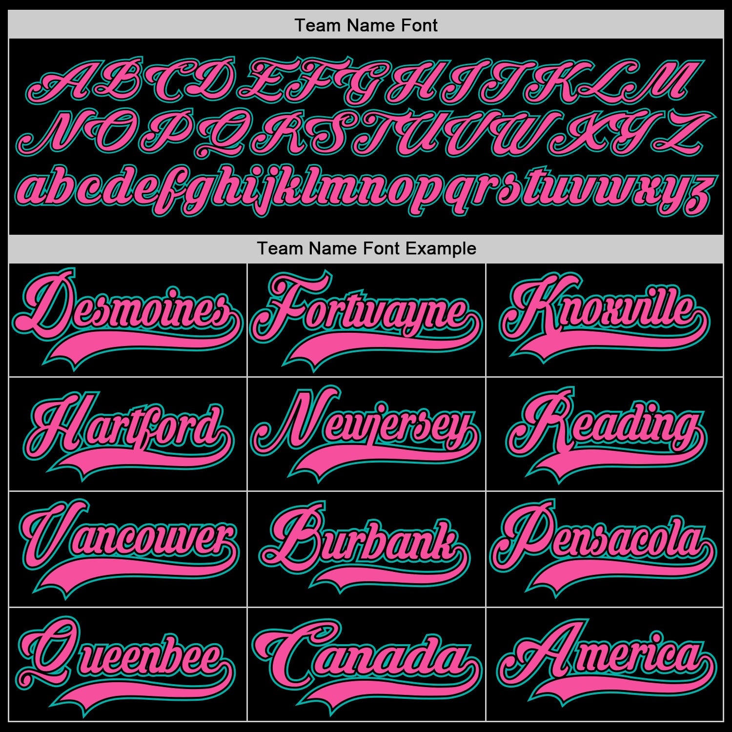 Custom Black Pink-Aqua Hockey Lace Neck Jersey view 4