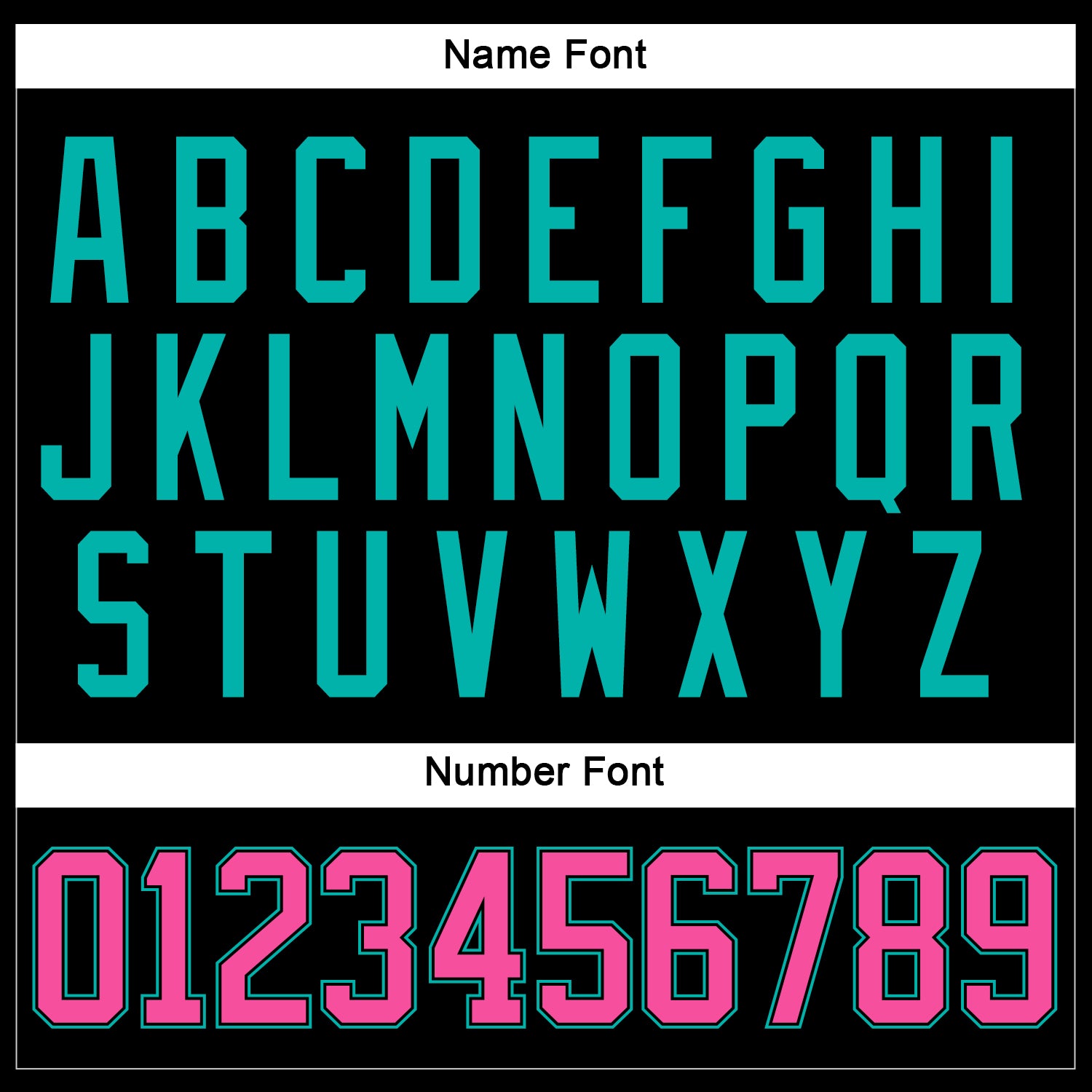 Custom Black Pink-Aqua Hockey Lace Neck Jersey view 5