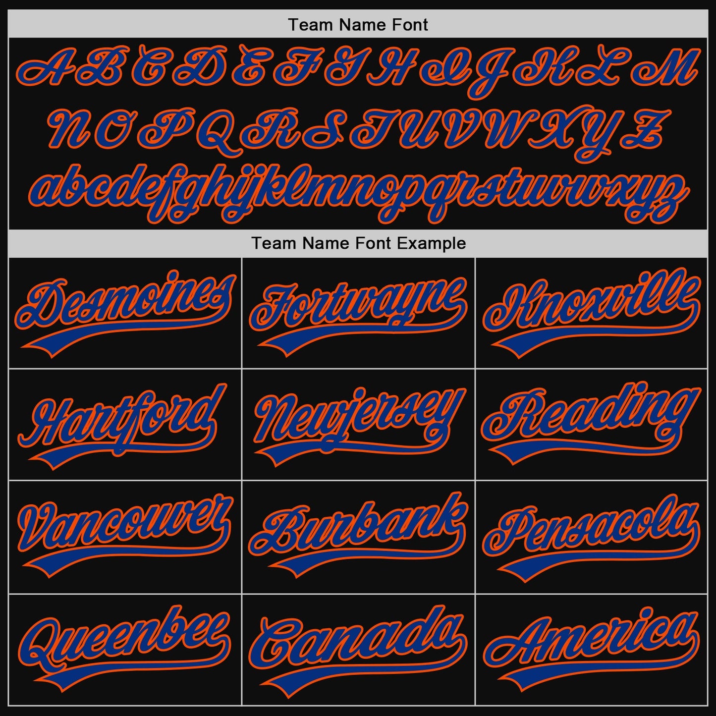 Custom Black Royal-Orange Authentic Throwback Baseball Jersey view 4