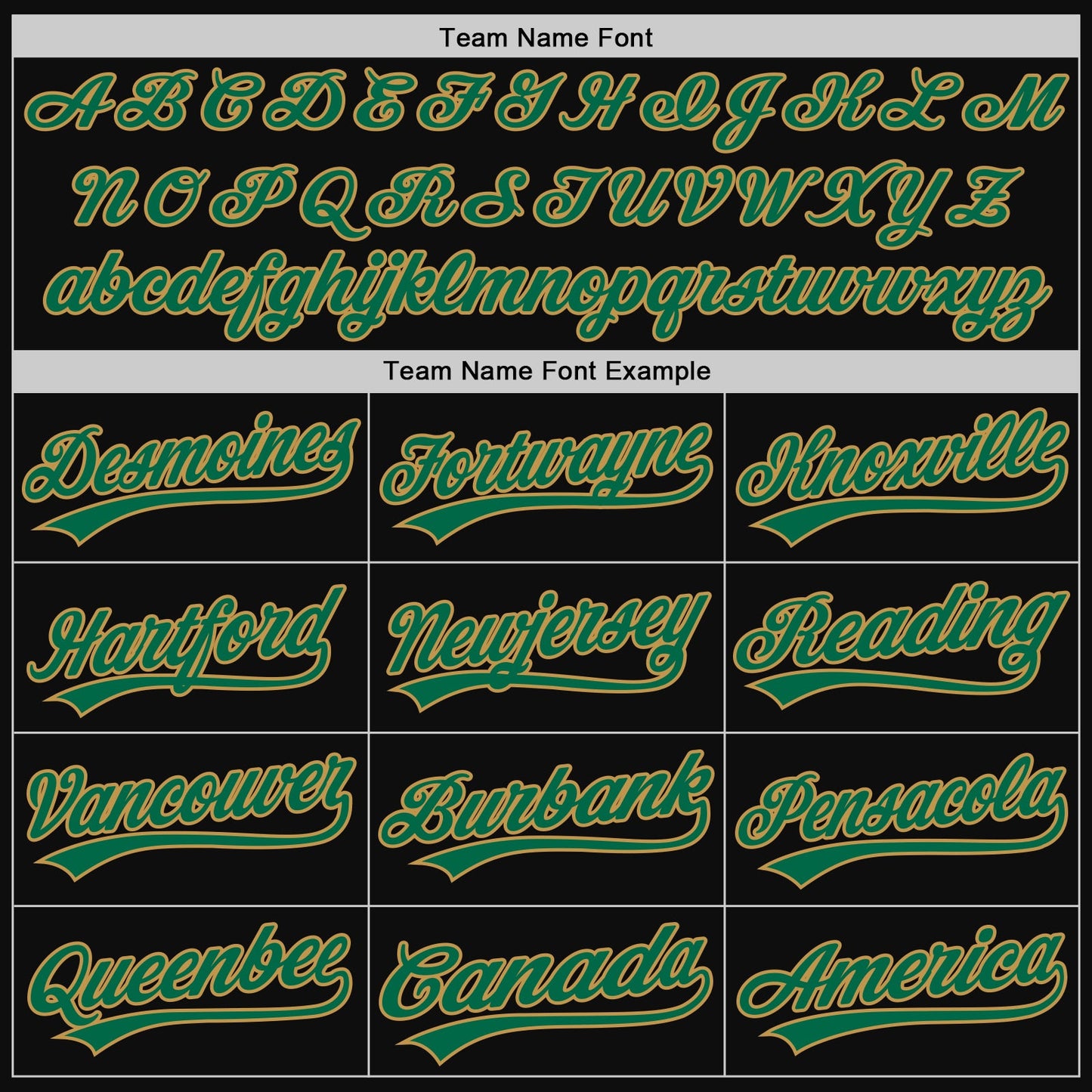 Custom Black Kelly Green-Old Gold Authentic Throwback Baseball Jersey view 4