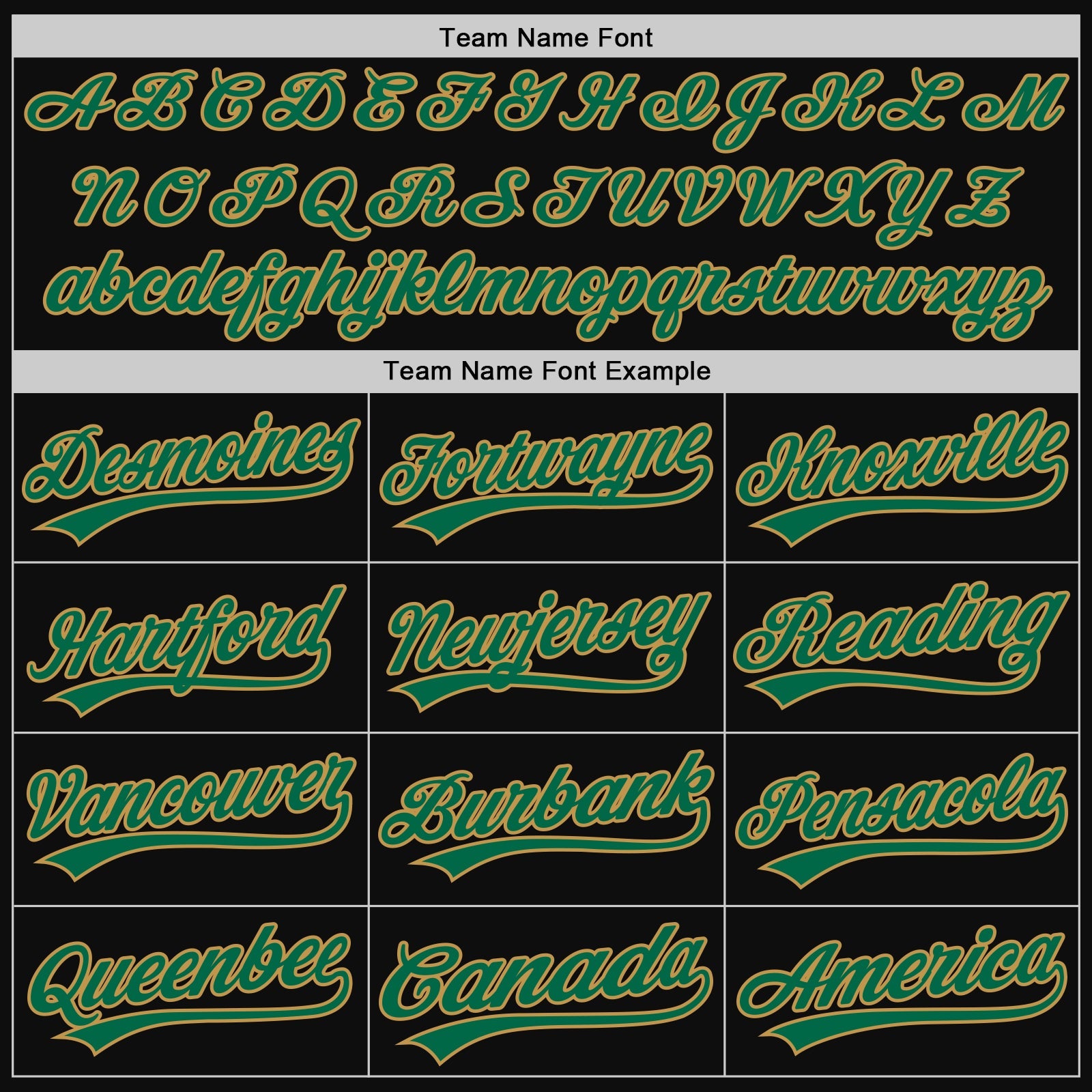 Custom Black Kelly Green-Old Gold Authentic Throwback Baseball Jersey view 4