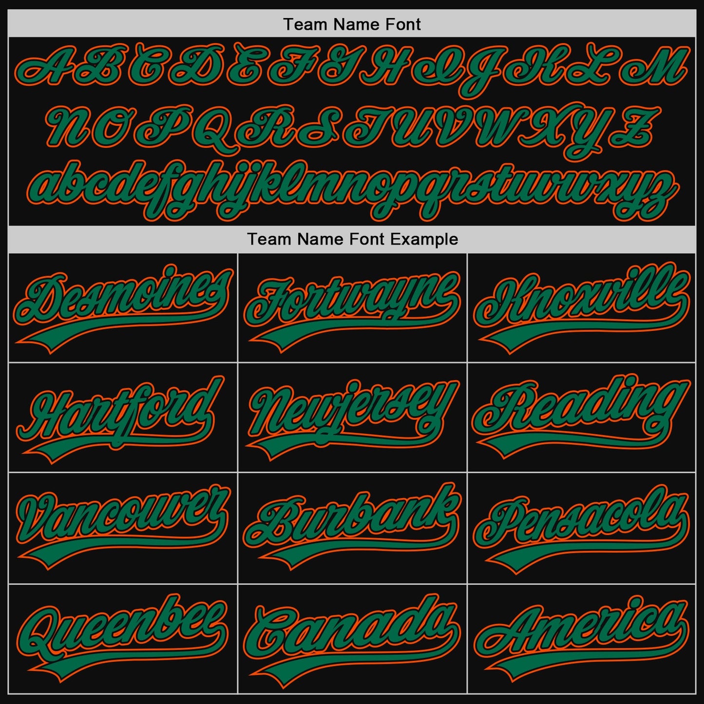 Custom Black Kelly Green-Orange Authentic Throwback Baseball Jersey view 4