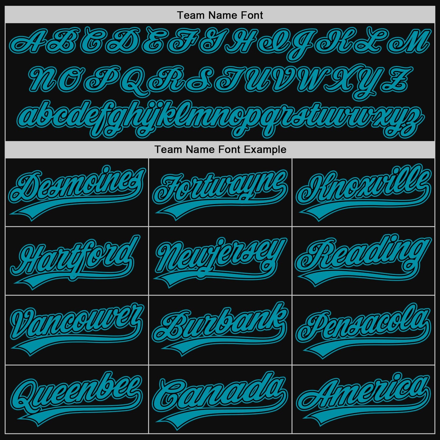 Custom Black Teal Authentic Throwback Baseball Jersey view 4