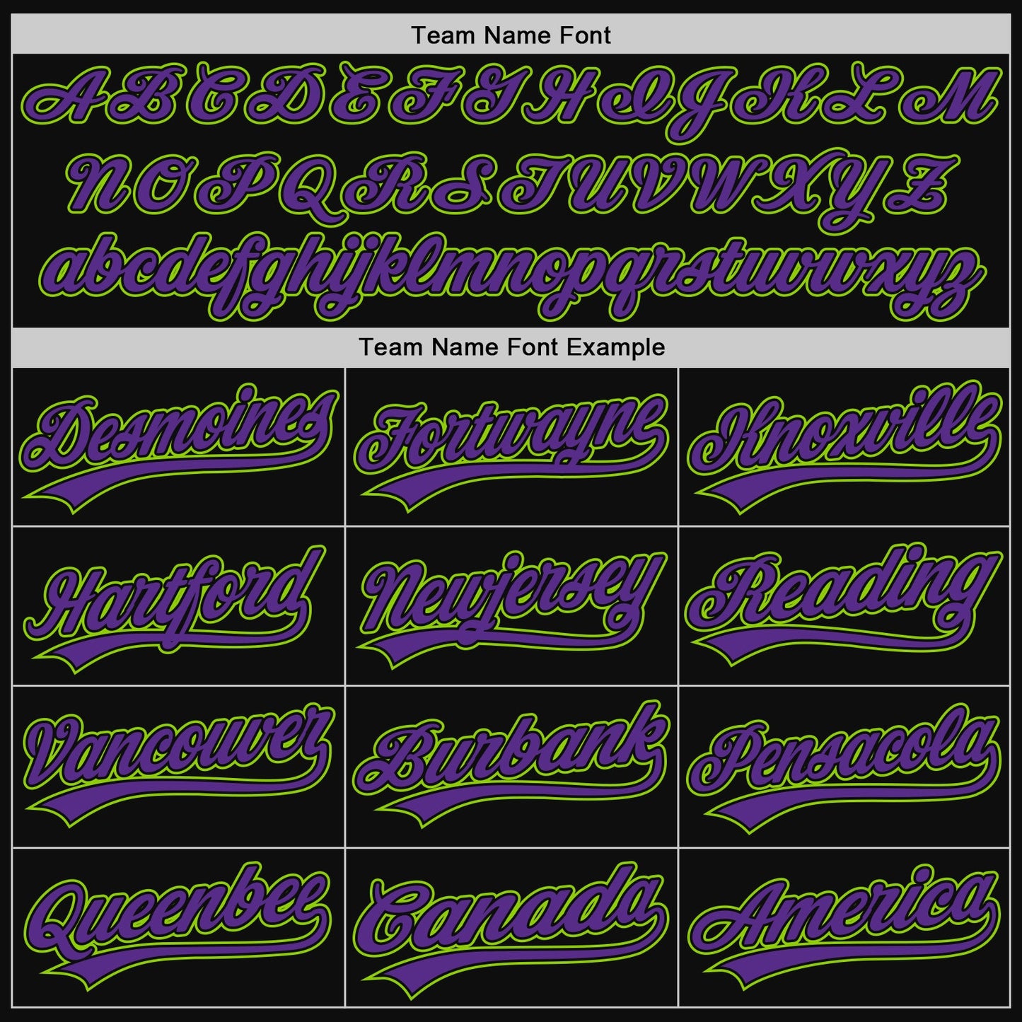 Custom Black Purple-Neon Green Authentic Throwback Baseball Jersey view 4