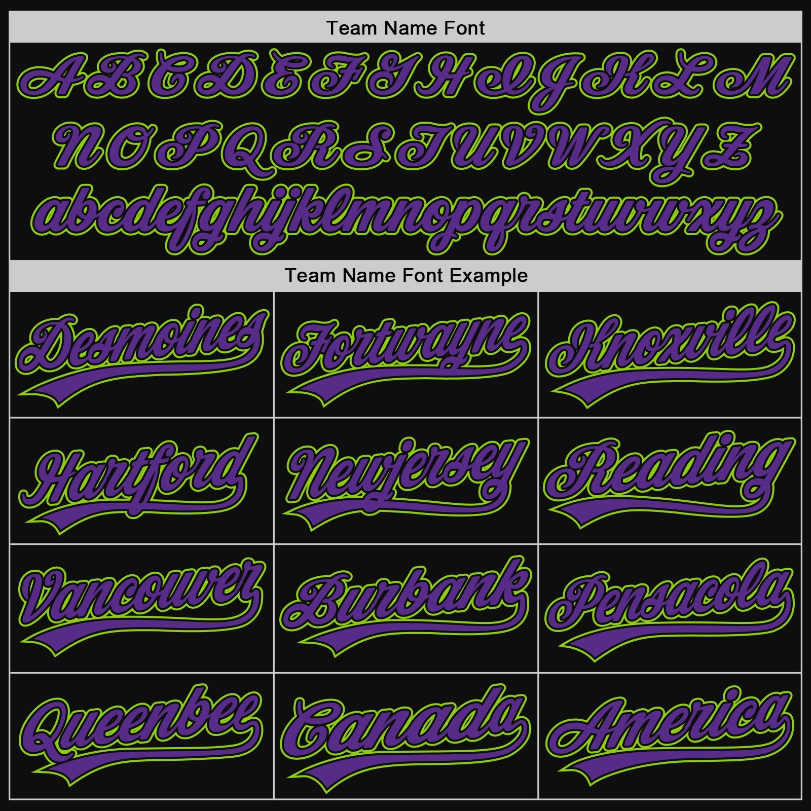 Custom Black Purple-Neon Green Authentic Throwback Baseball Jersey view 4