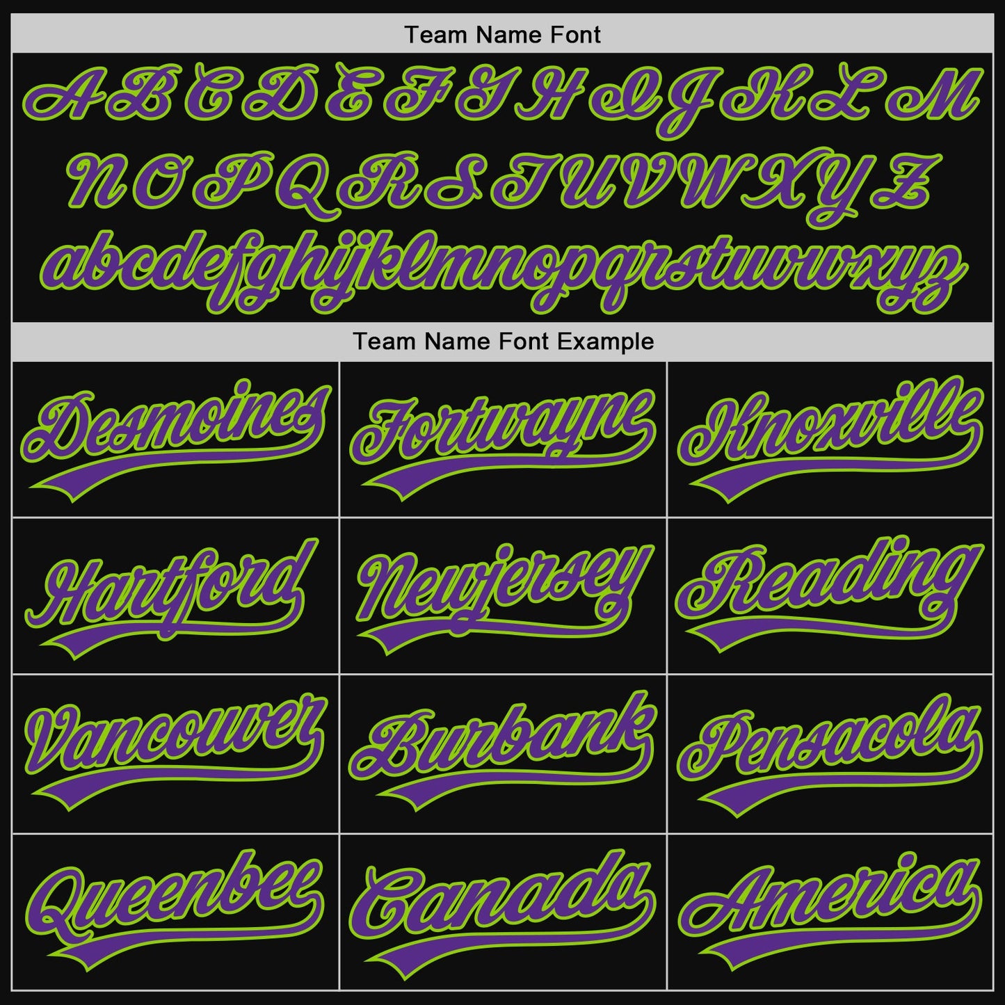 Custom Black Purple-Neon Green Authentic Throwback Baseball Jersey view 4