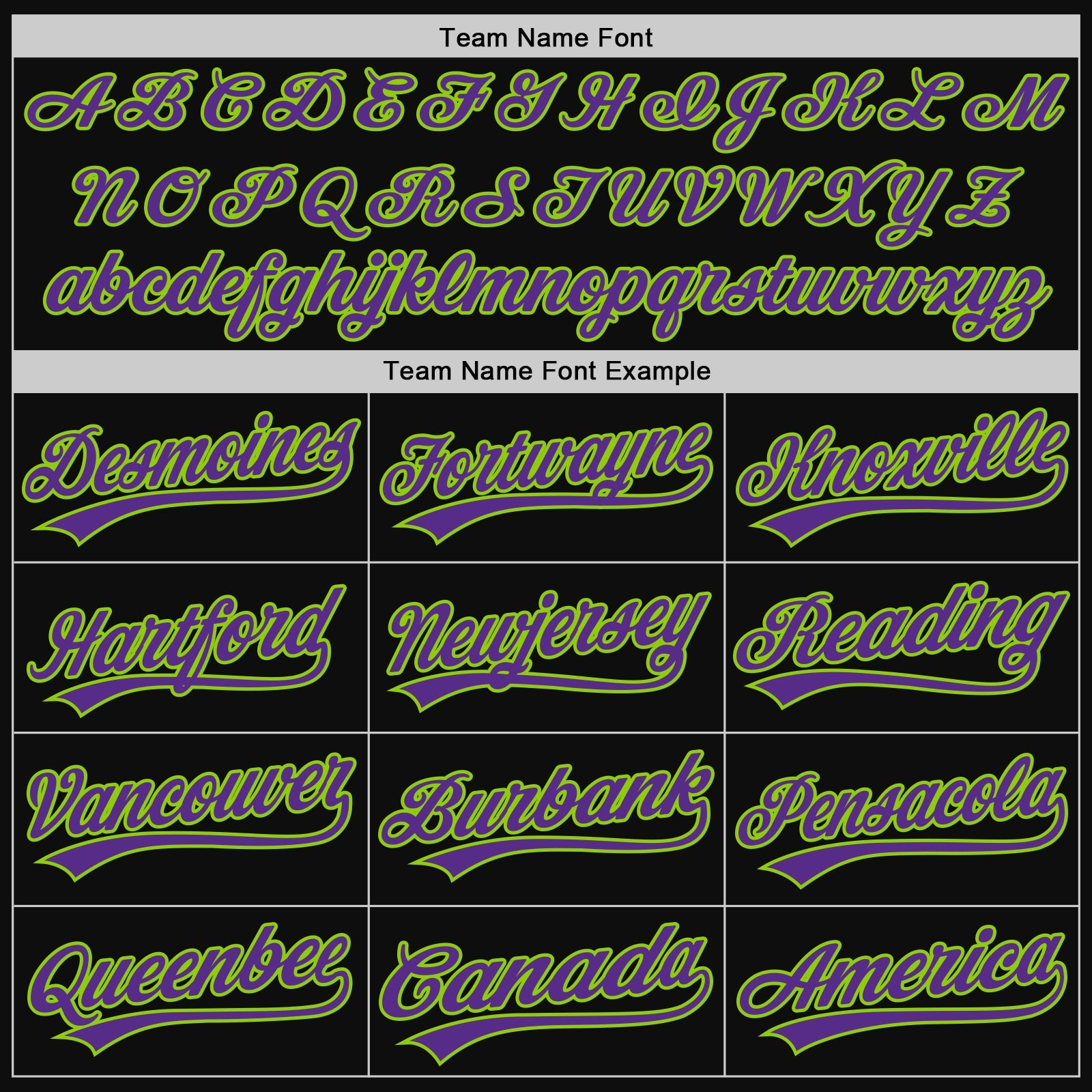 Custom Black Purple-Neon Green Authentic Throwback Baseball Jersey view 4