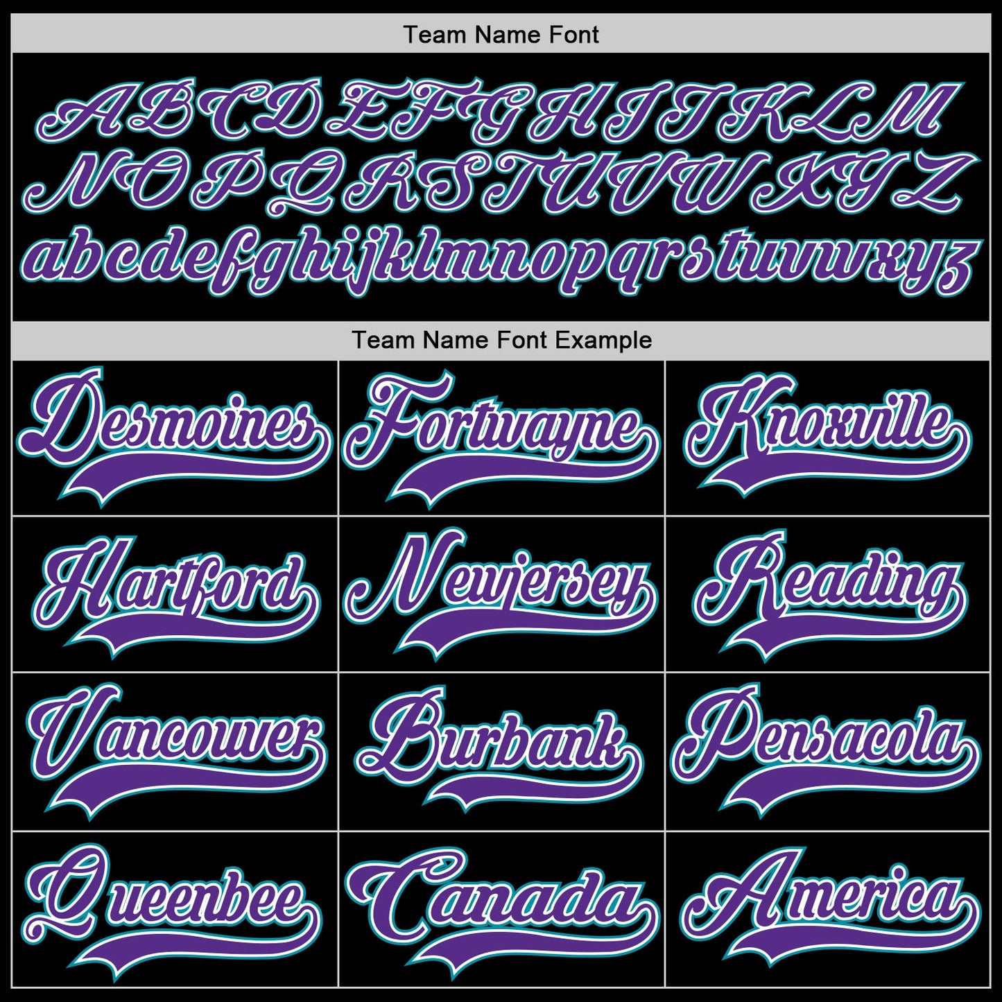 Custom Black Teal-Purple Hockey Jersey view 4