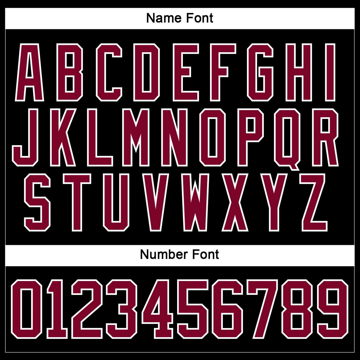 Custom Black Maroon-White Hockey Jersey view 5