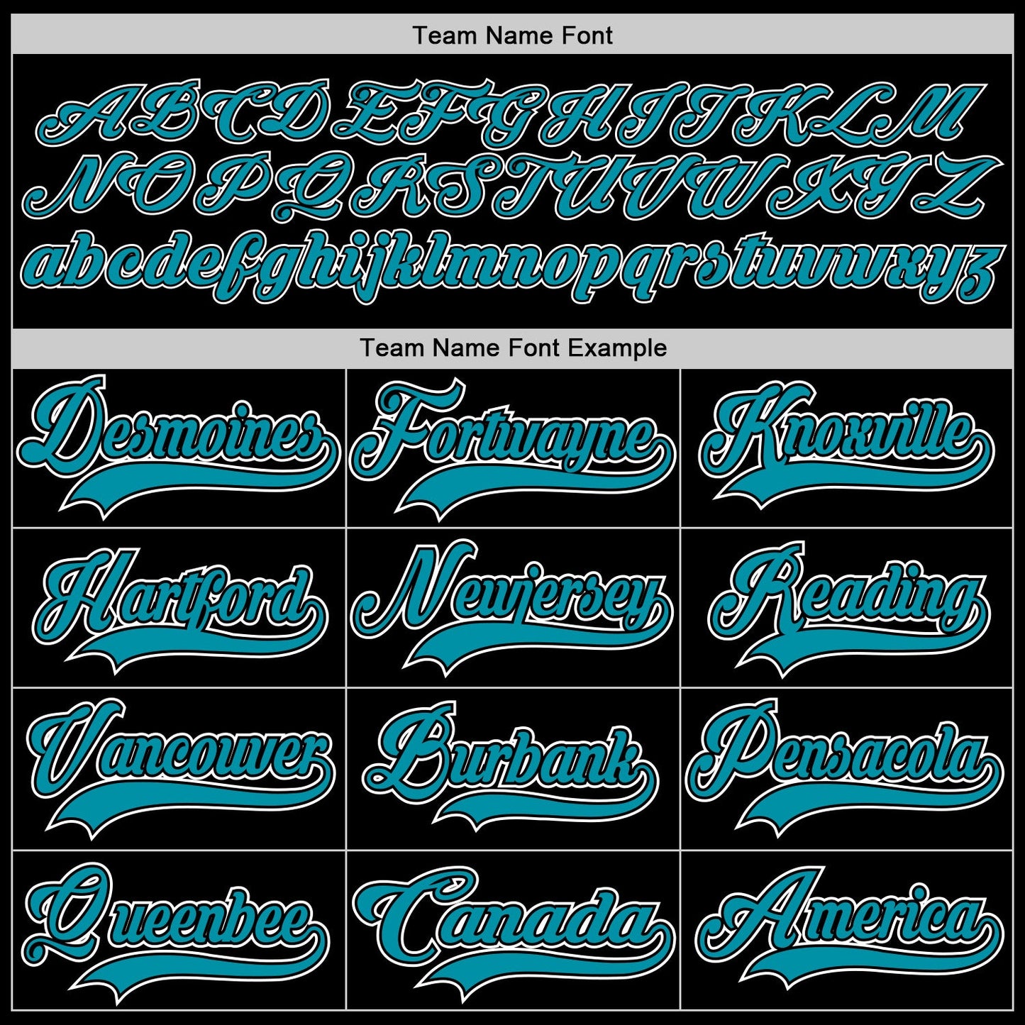 Custom Black Teal-White Hockey Jersey view 4