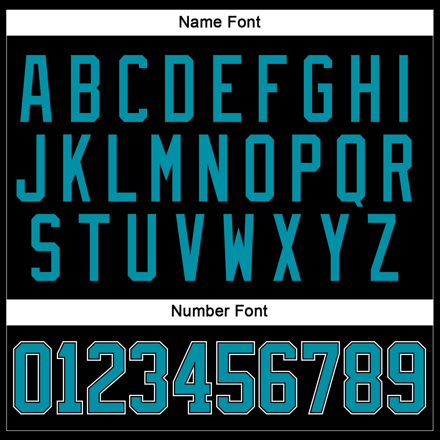 Custom Black Teal-White Hockey Jersey view 5