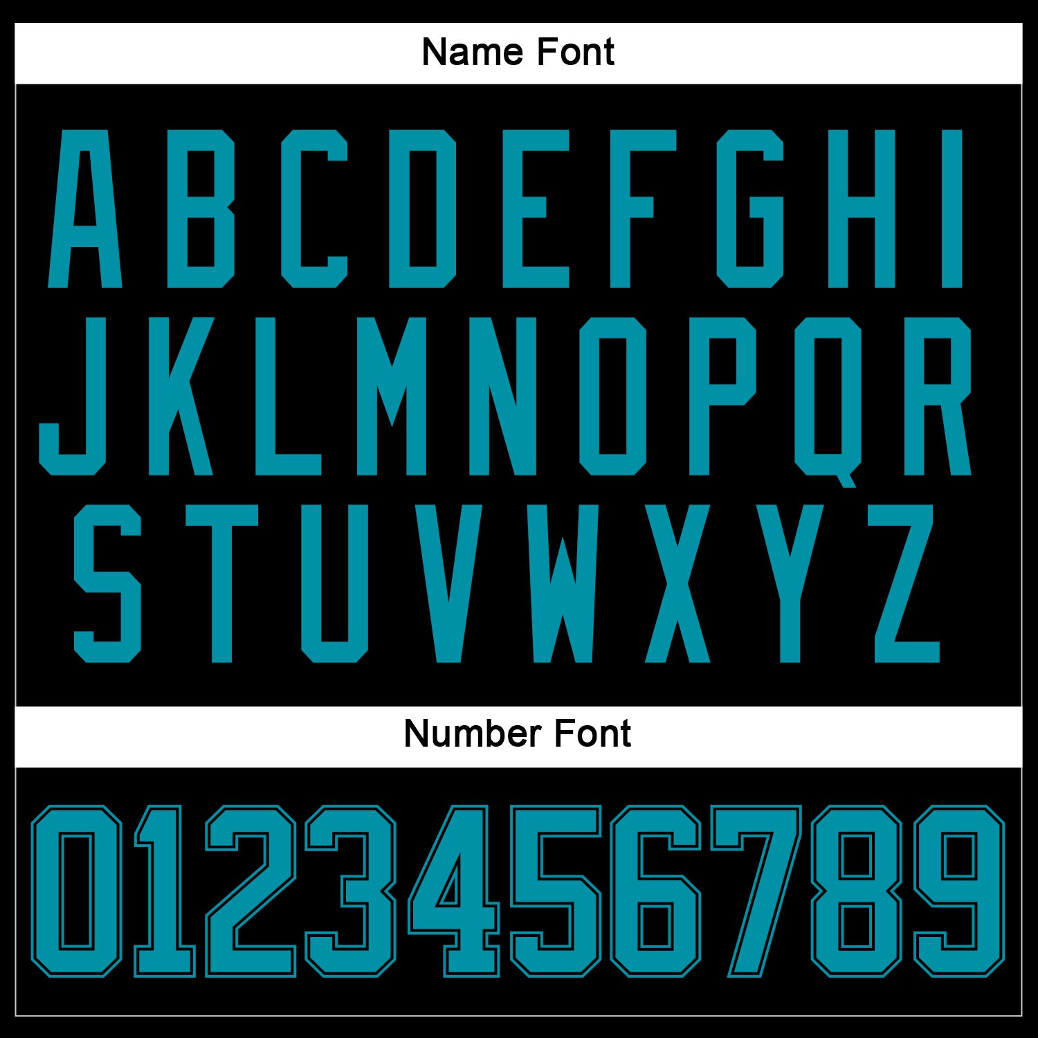 Custom Black Teal Hockey Jersey view 5