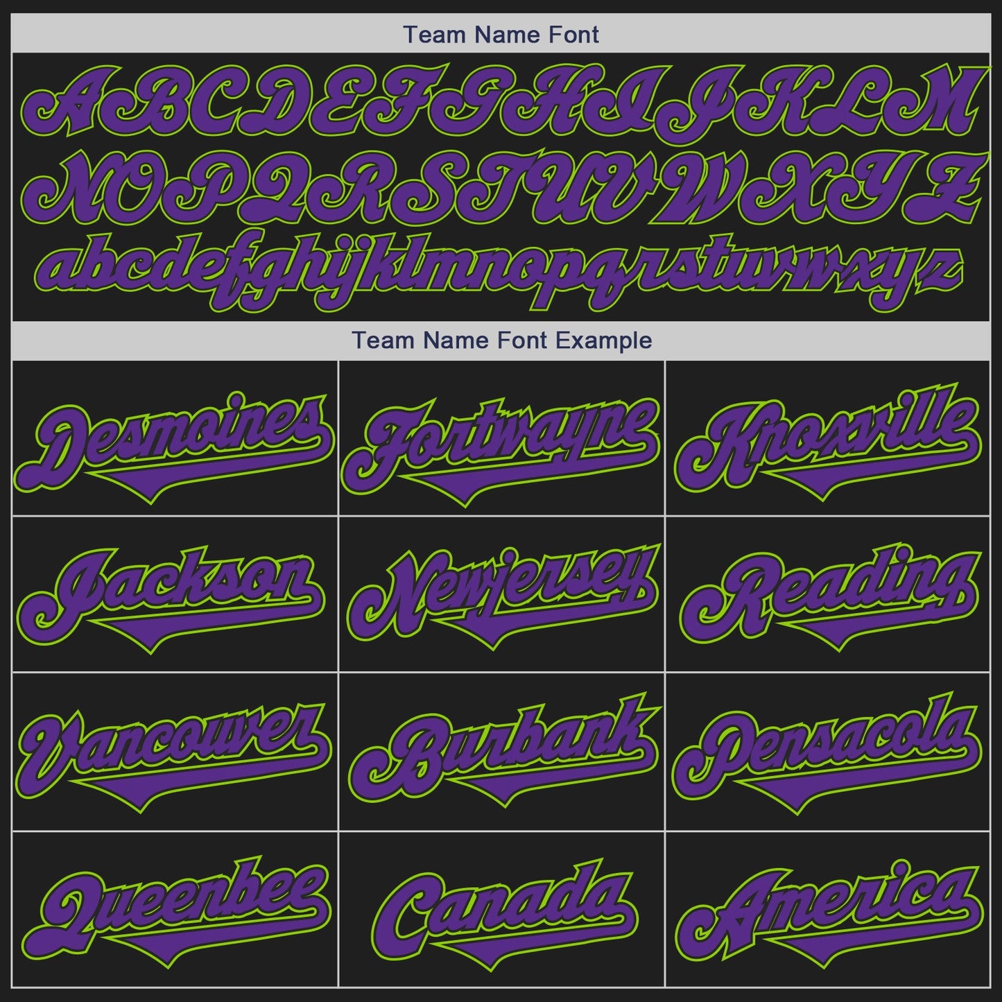 Custom Black Purple-Neon Green Authentic Baseball Jersey view 4