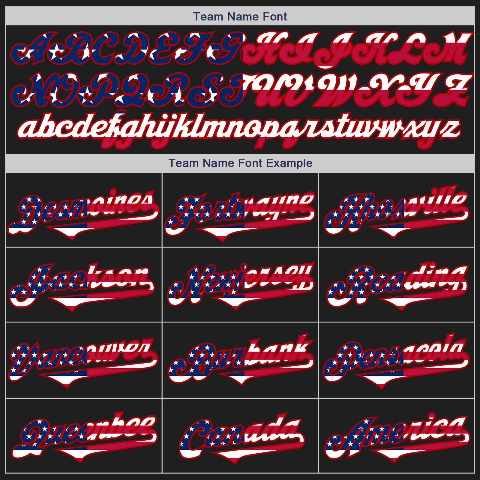 Custom Black USA Flag-Red Authentic Baseball Jersey view 4