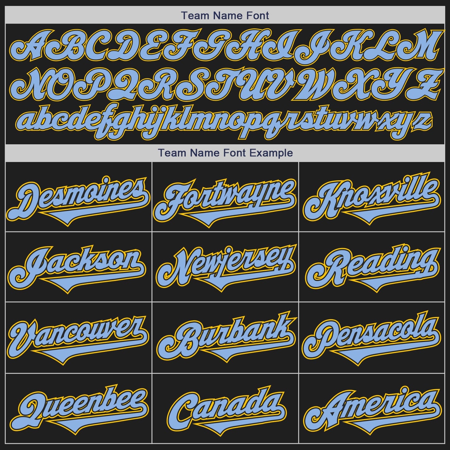 Custom Black Light Blue-Yellow Authentic Baseball Jersey view 4