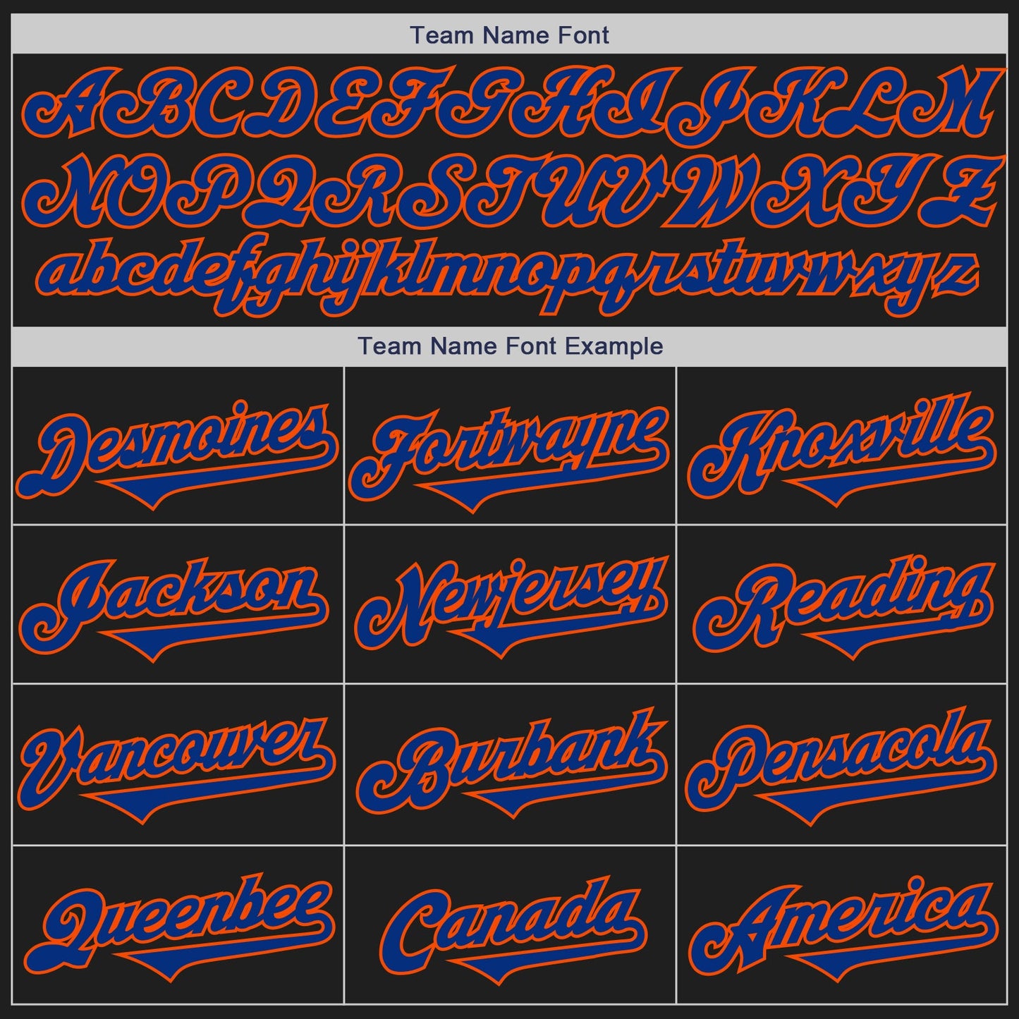 Custom Black Royal-Orange Authentic Baseball Jersey view 4