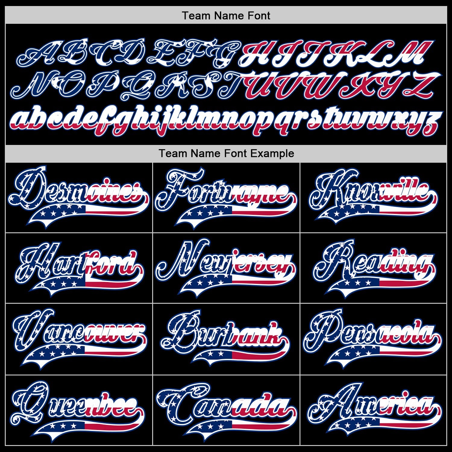 Custom Black USA Flag Royal-Red Hockey Jersey view 4