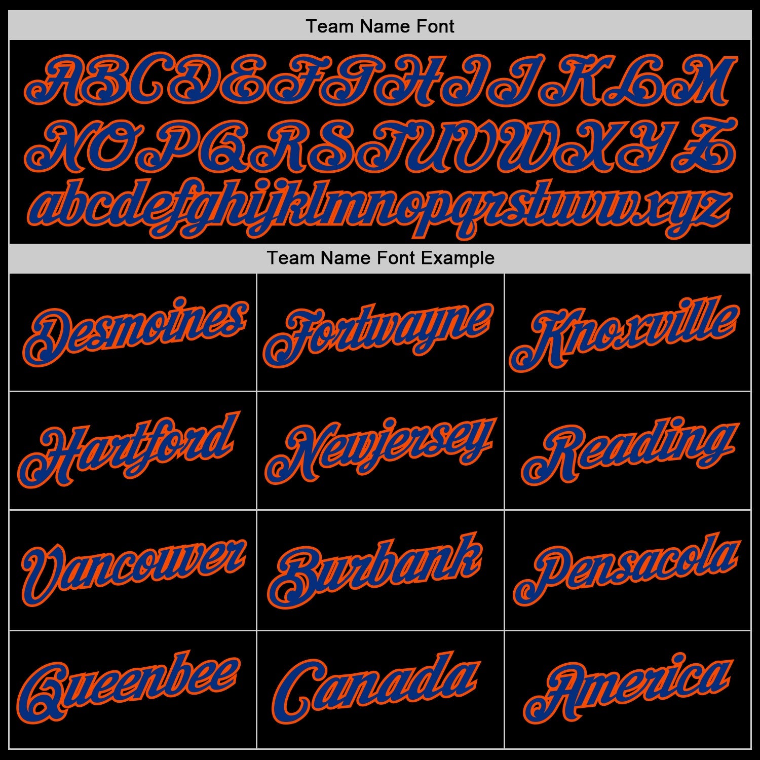 Custom Black Royal-Orange Authentic Throwback Basketball Jersey view 3