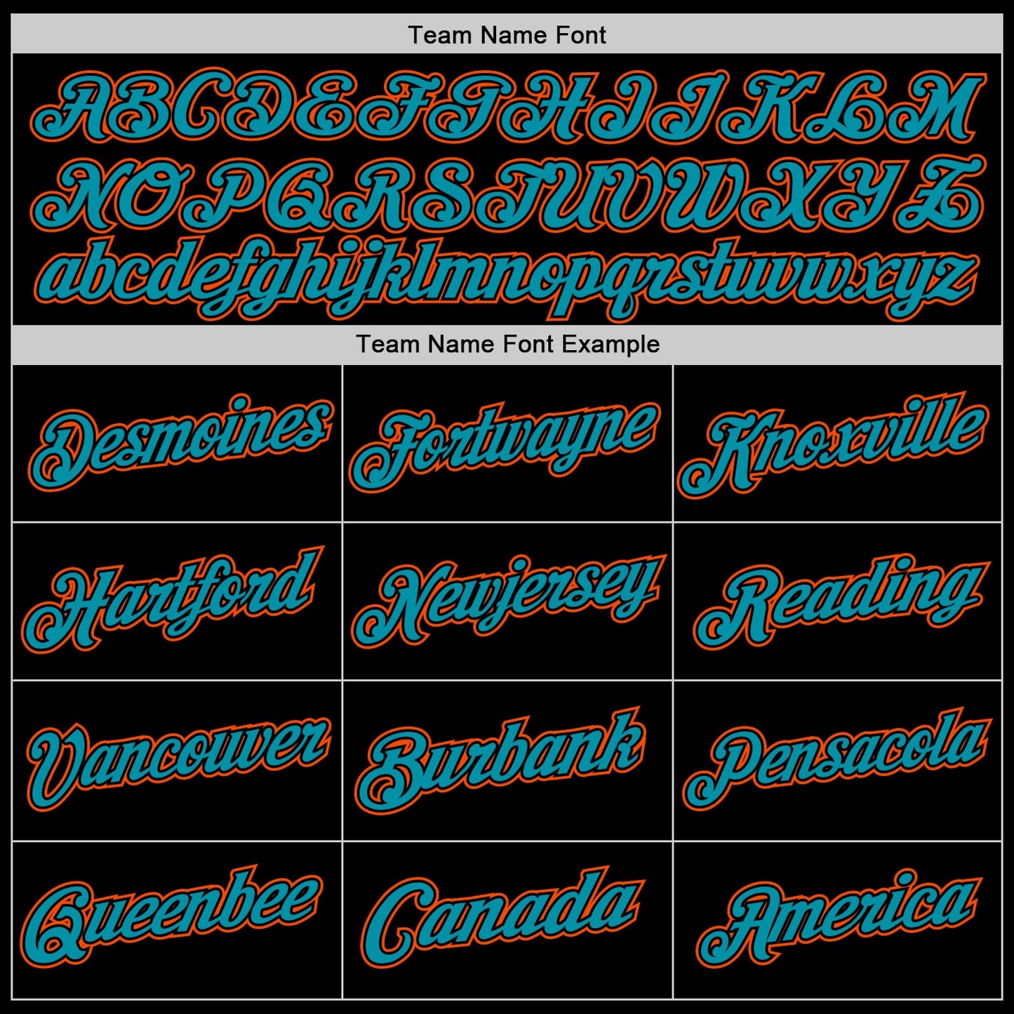 Custom Black Teal-Orange Authentic Throwback Basketball Jersey view 3