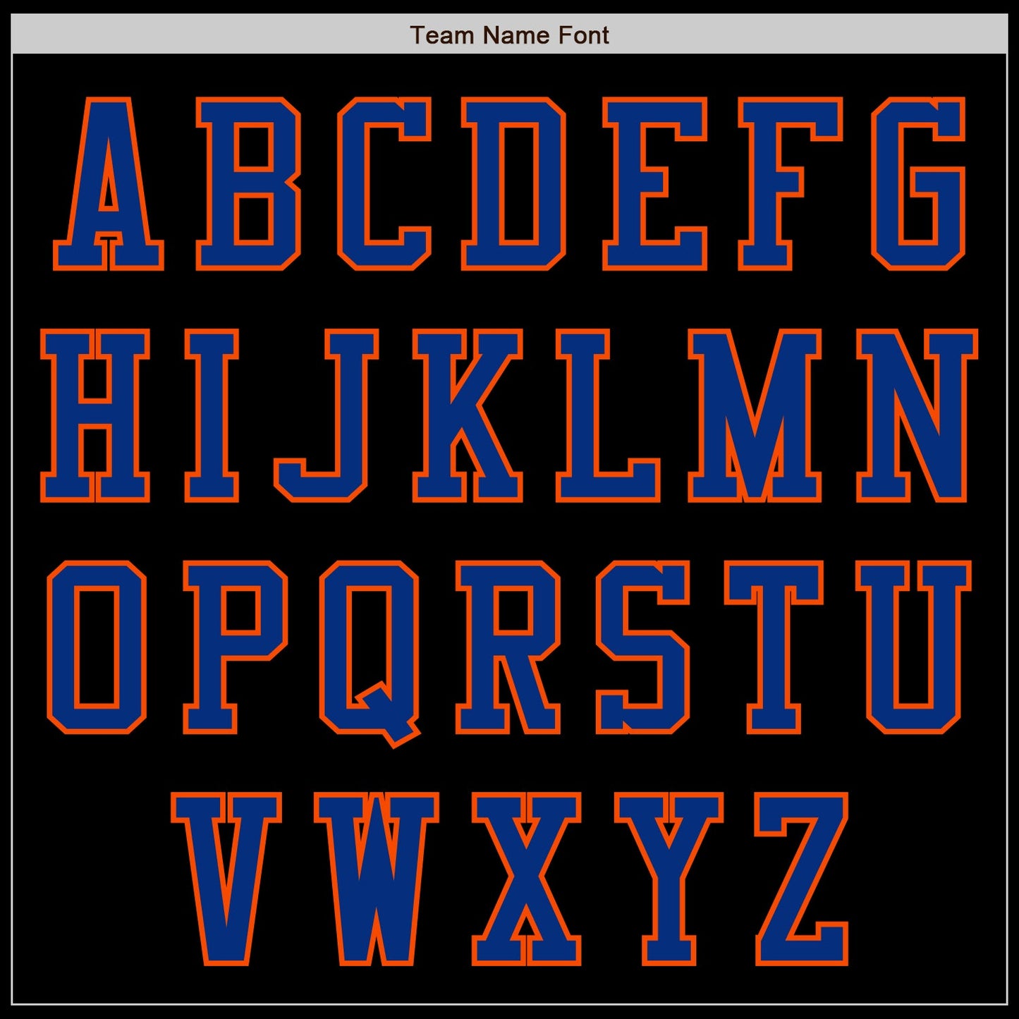 Custom Black Royal-Orange Authentic Baseball Jersey view 7