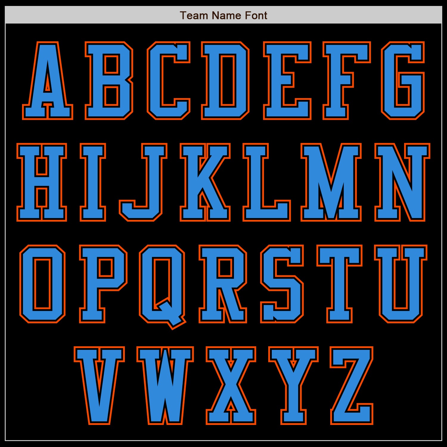 Custom Black Orange-Electric Blue Authentic Baseball Jersey view 3