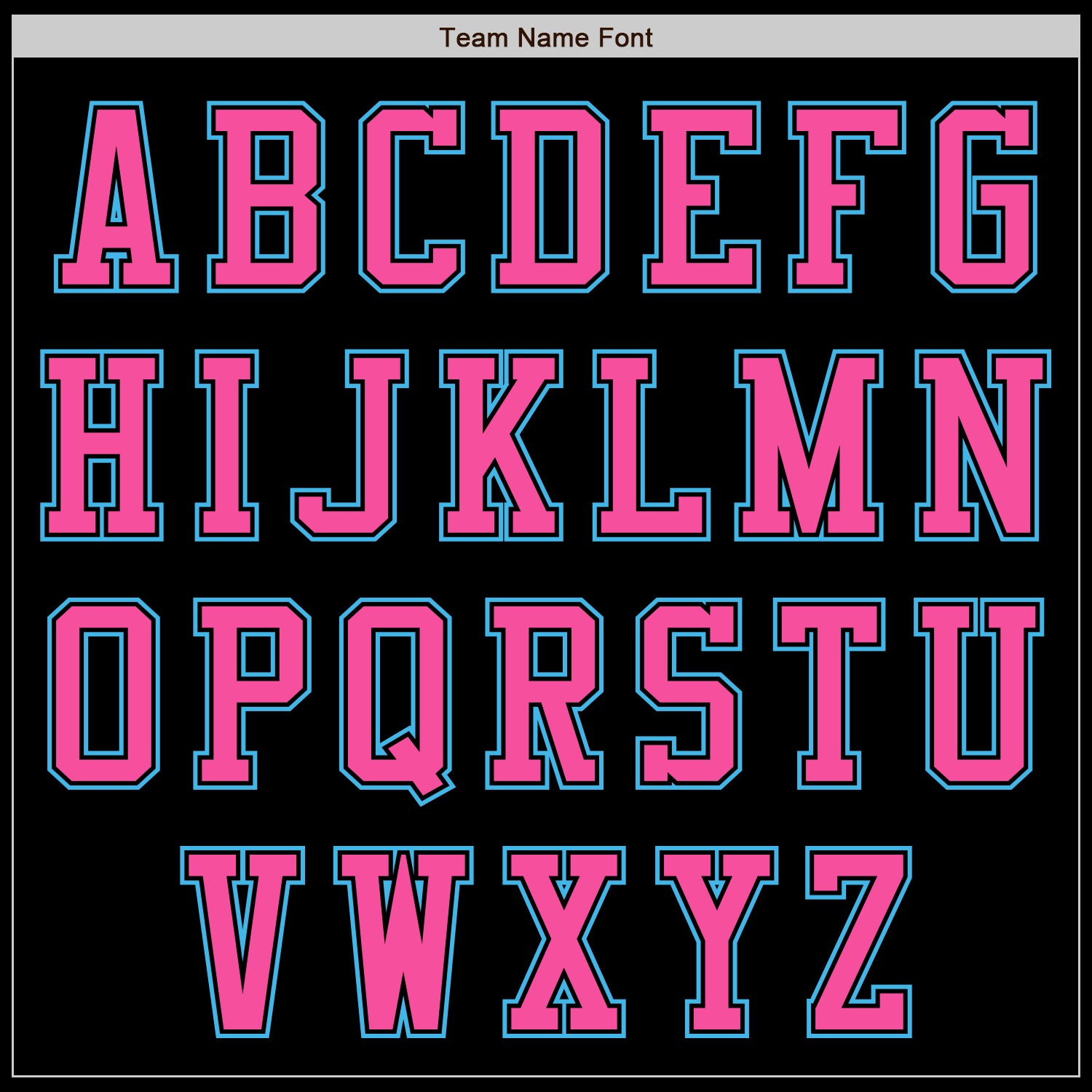 Custom Black Sky Blue-Pink Authentic Baseball Jersey view 7
