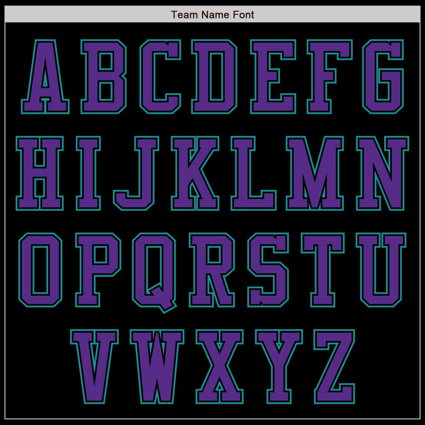 Custom Black Purple-Teal Authentic Baseball Jersey view 3