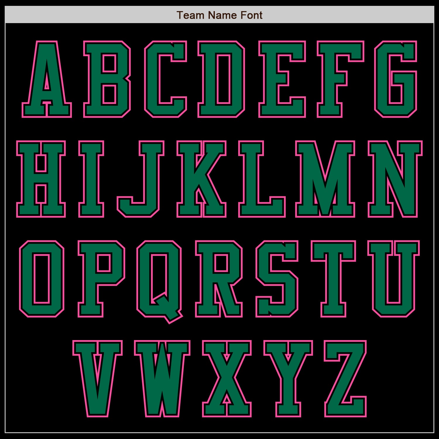 Custom Black Pink-Kelly Green Authentic Baseball Jersey view 3