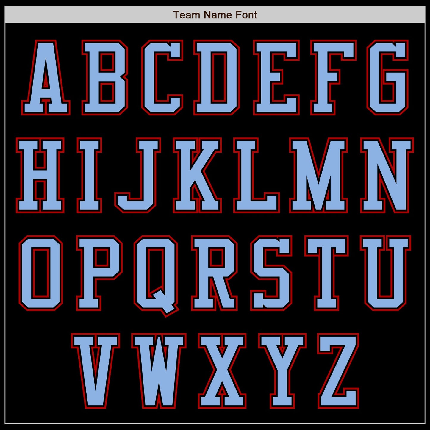 Custom Black Red-Light Blue Authentic Baseball Jersey view 3