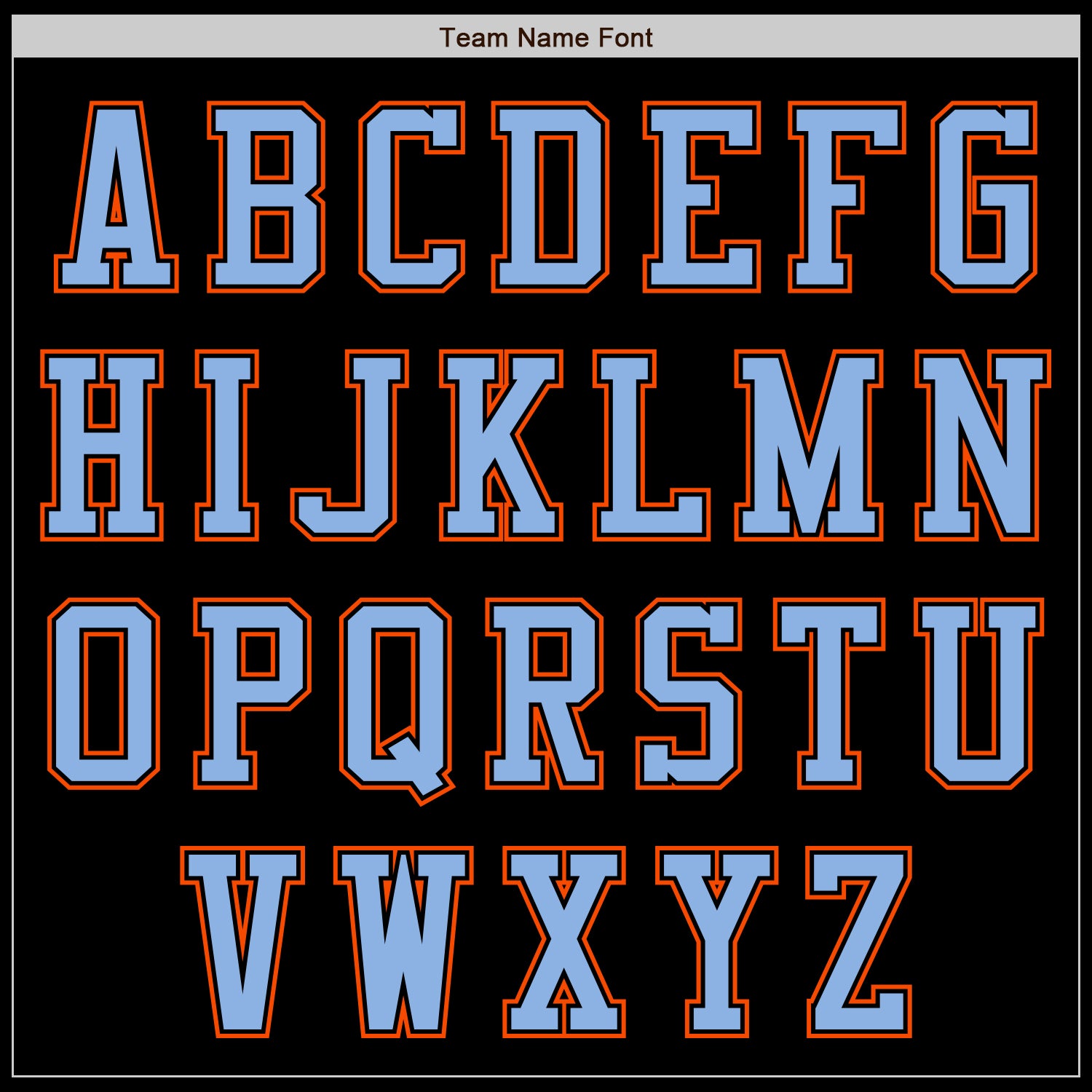 Custom Black Orange-Light Blue Authentic Baseball Jersey view 7