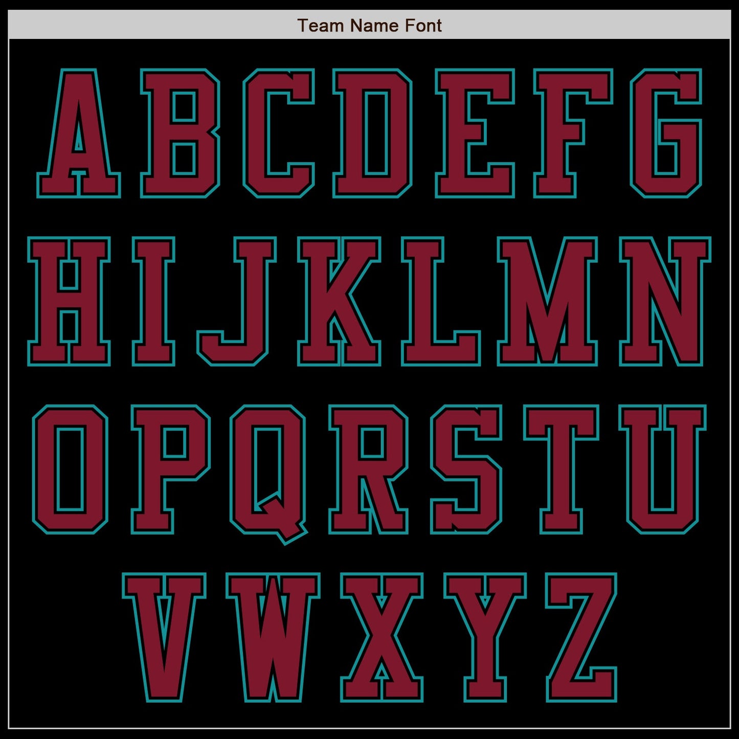 Custom Black Teal-Crimson Authentic Baseball Jersey view 3