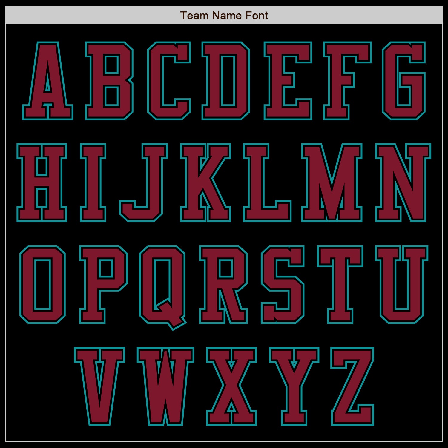 Custom Black Teal-Crimson Authentic Baseball Jersey view 3