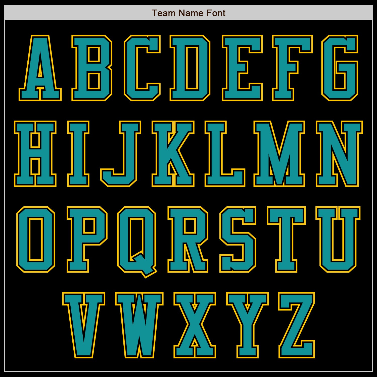 Custom Black Teal-Yellow Authentic Baseball Jersey view 3