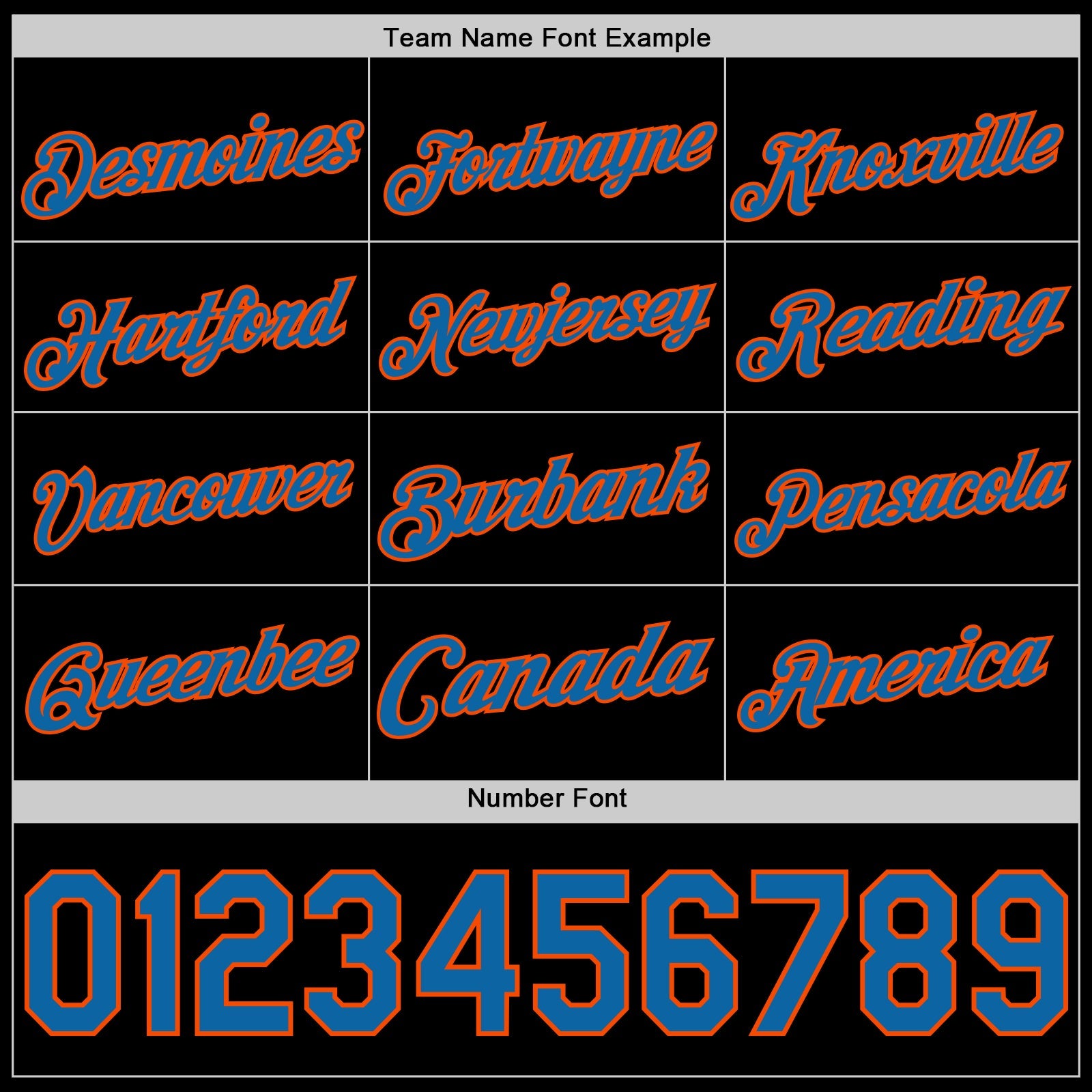 Custom Black Blue-Orange Authentic Basketball Jersey view 4
