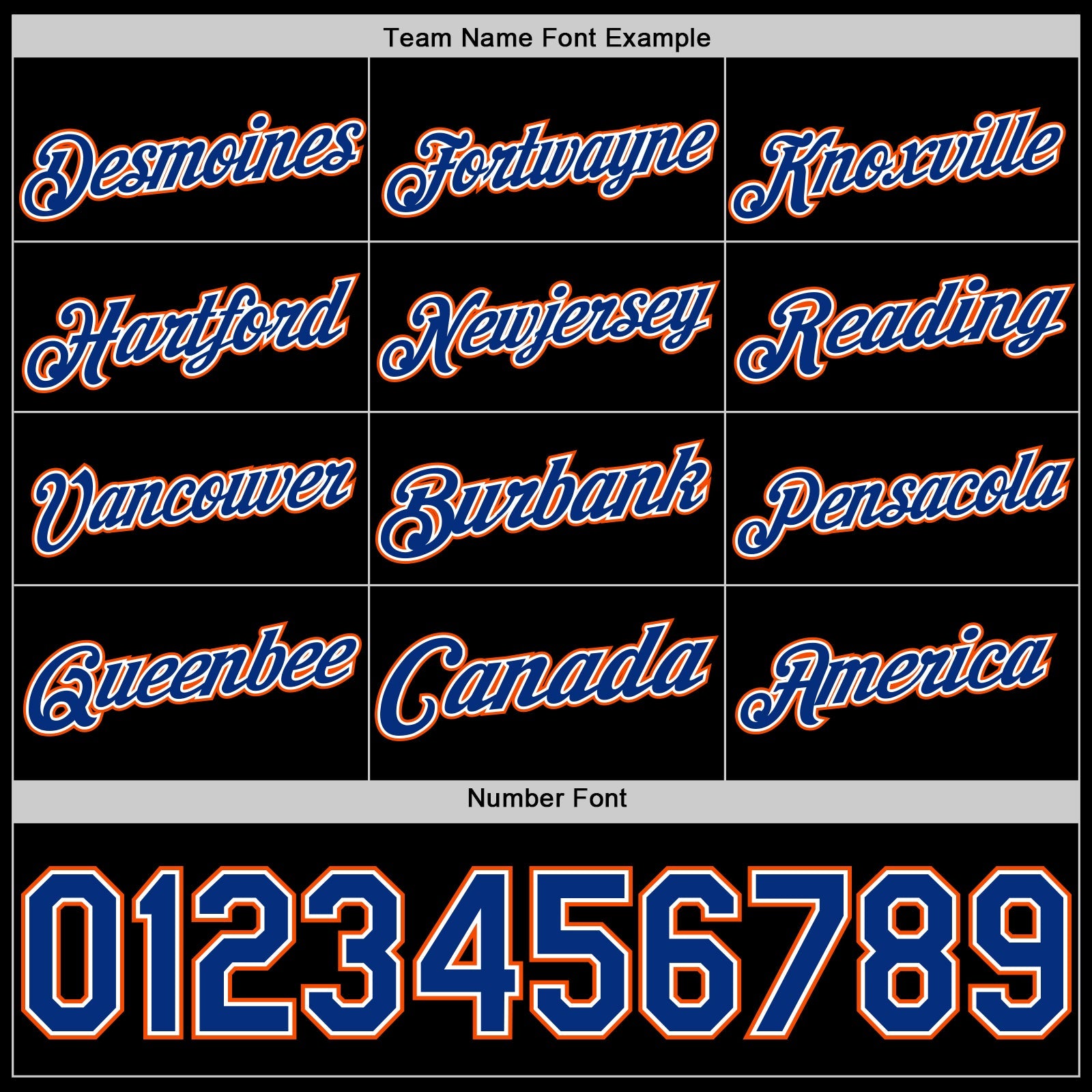 Custom Black Royal White-Orange Authentic Basketball Jersey view 4