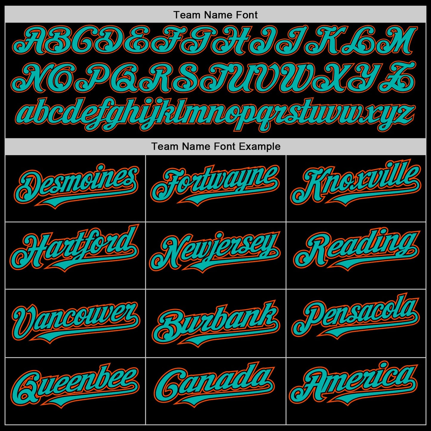 Custom Black Aqua-Orange Authentic Baseball Jersey view 4