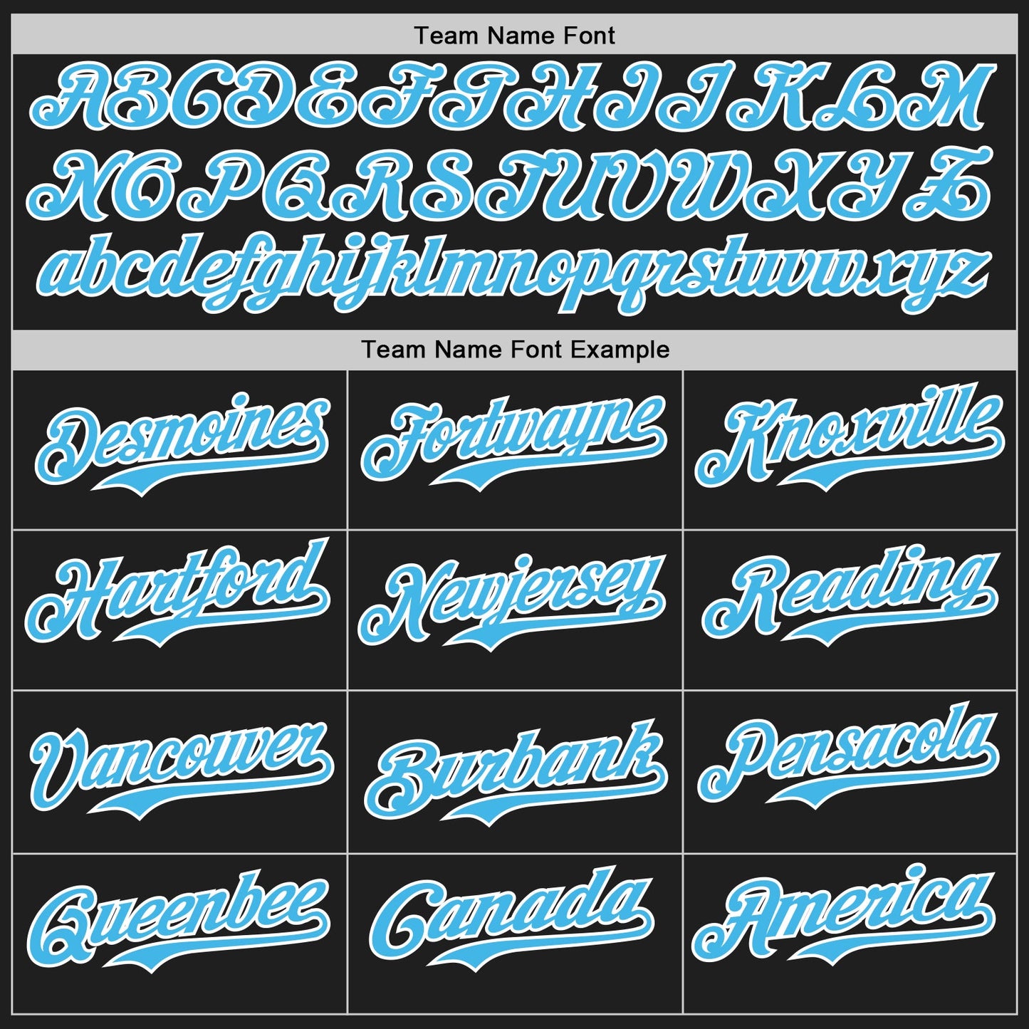 Custom Black Sky Blue-White Authentic Baseball Jersey view 4