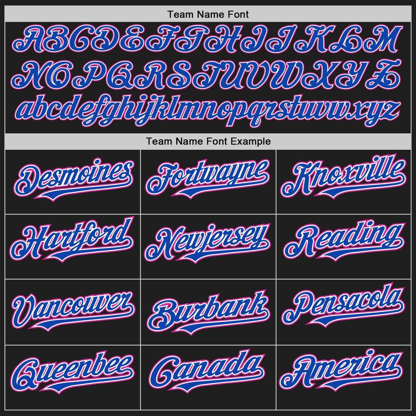 Custom Black Deep Pink Thunder Blue-White Authentic Baseball Jersey view 4