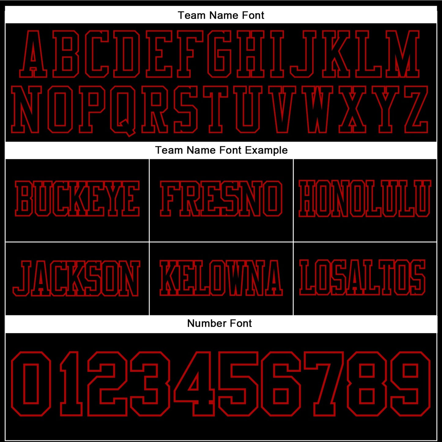 Custom Black Red Authentic Football Jersey view 4