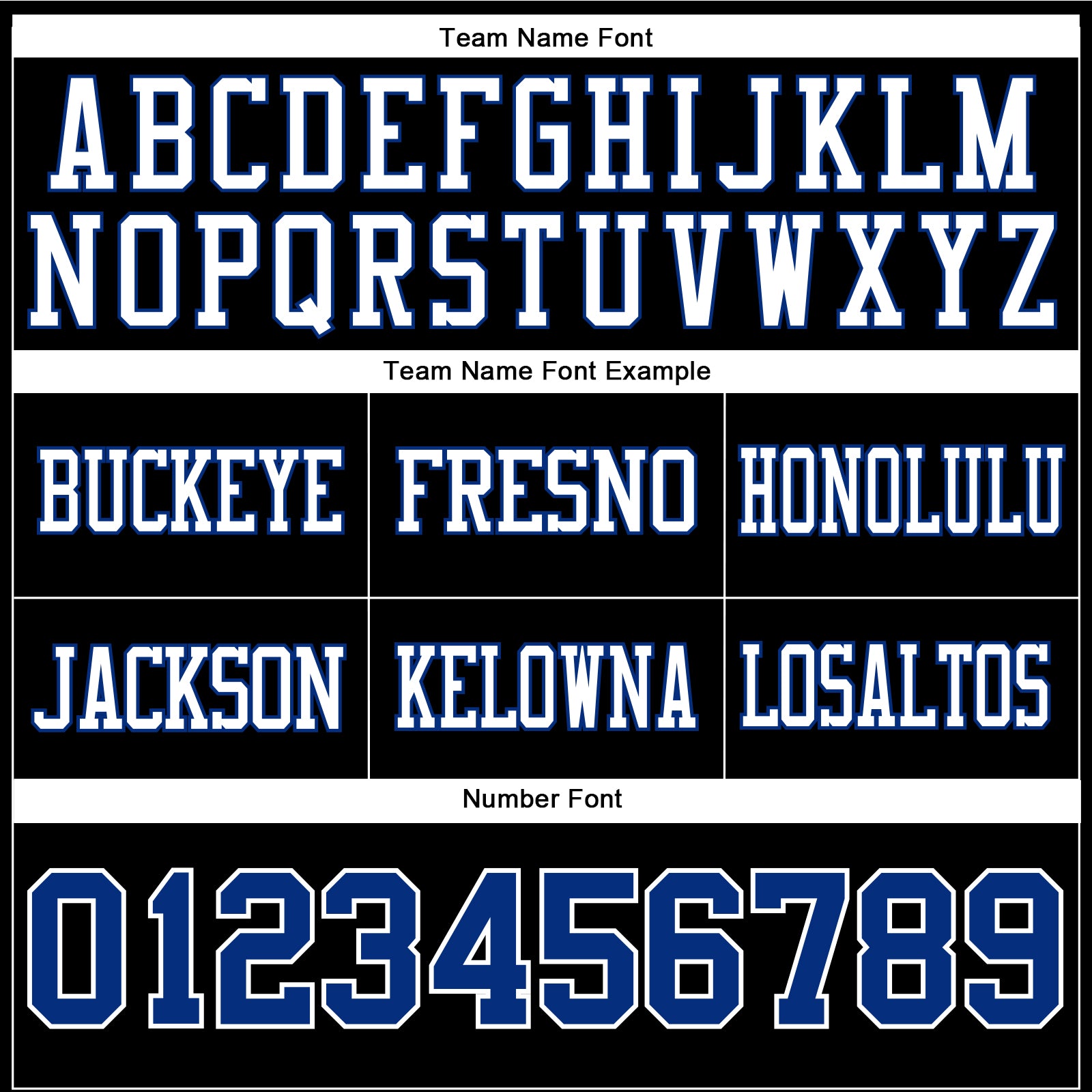 Custom Black Royal-White Authentic Football Jersey view 4