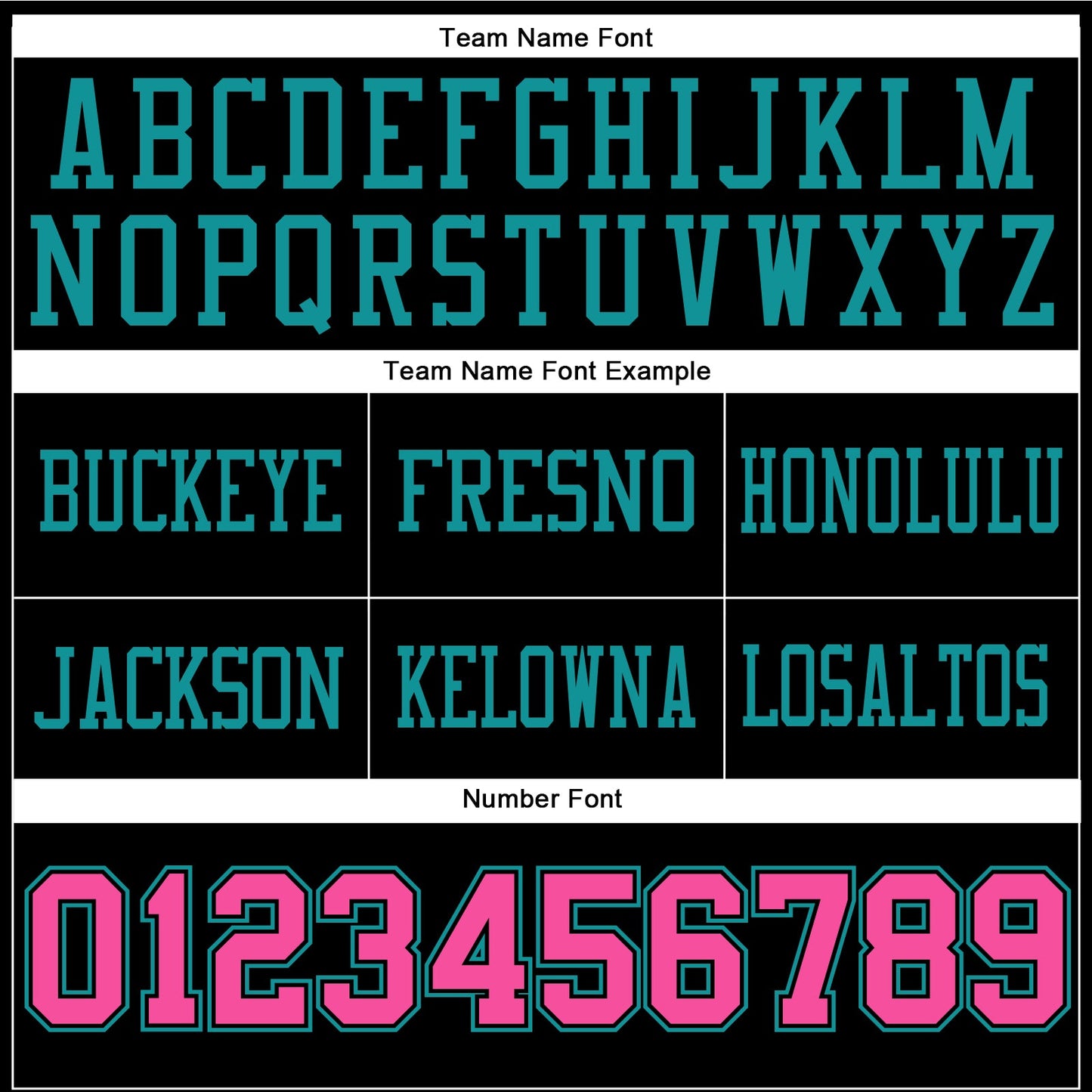 Custom Black Pink-Teal Authentic Football Jersey view 4