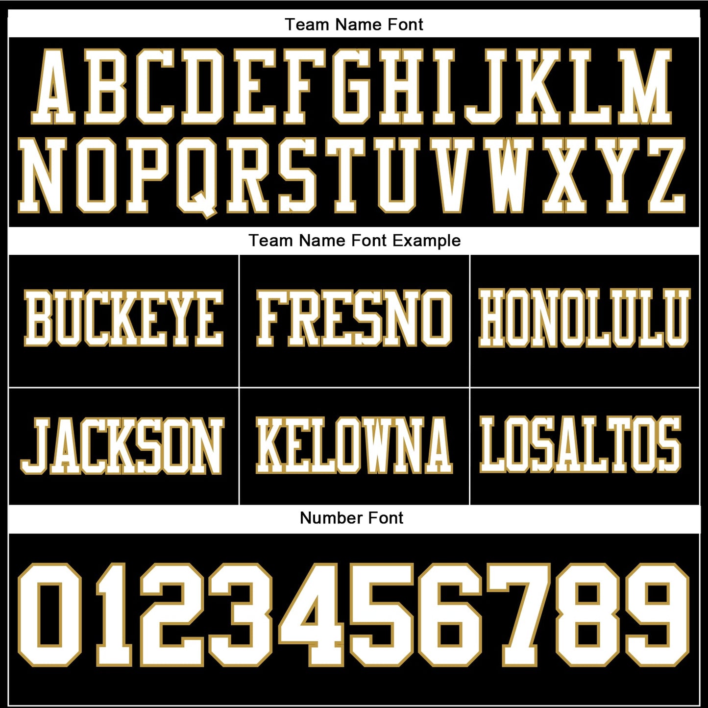 Custom Black White-Old Gold Authentic Football Jersey view 4