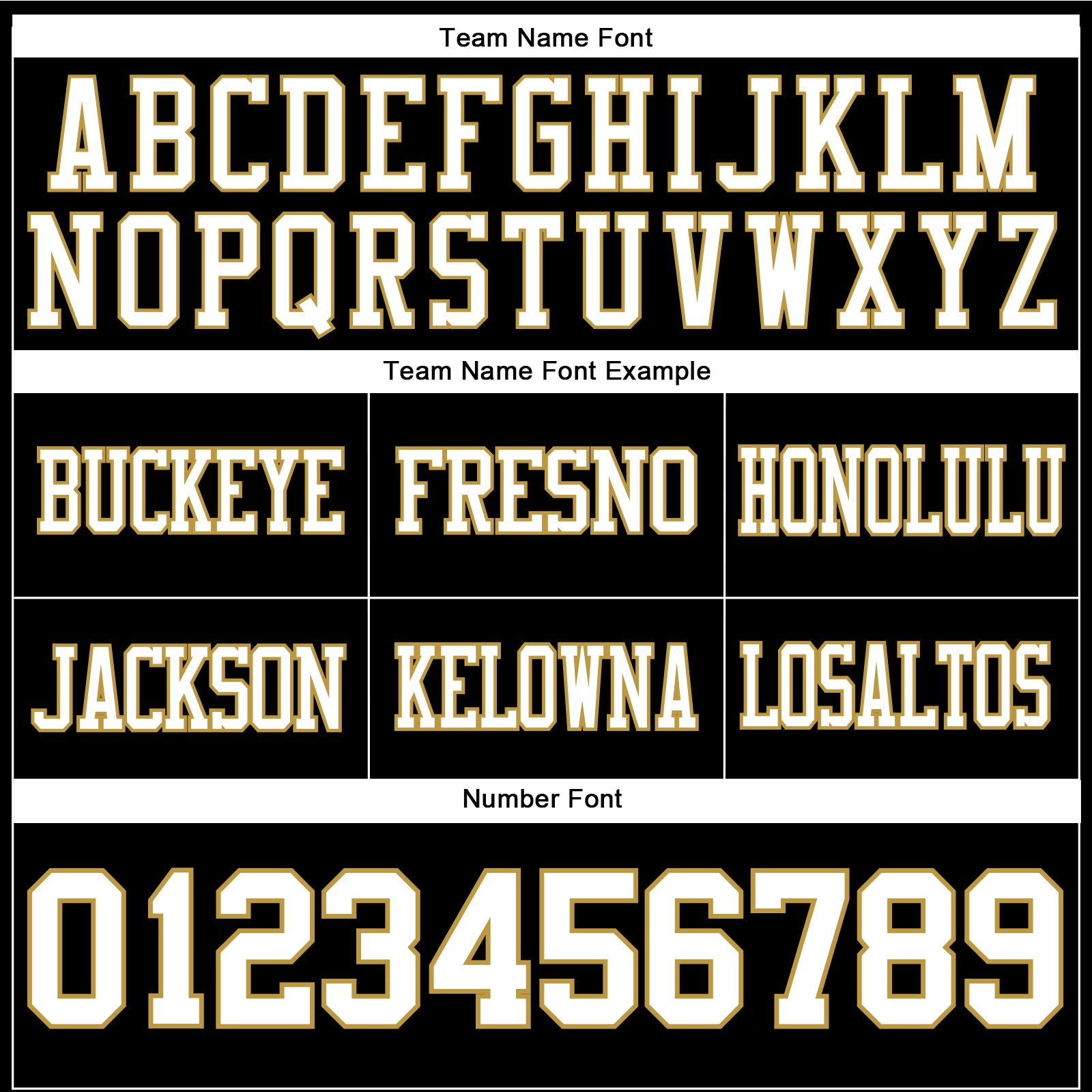 Custom Black White-Old Gold Authentic Football Jersey view 4