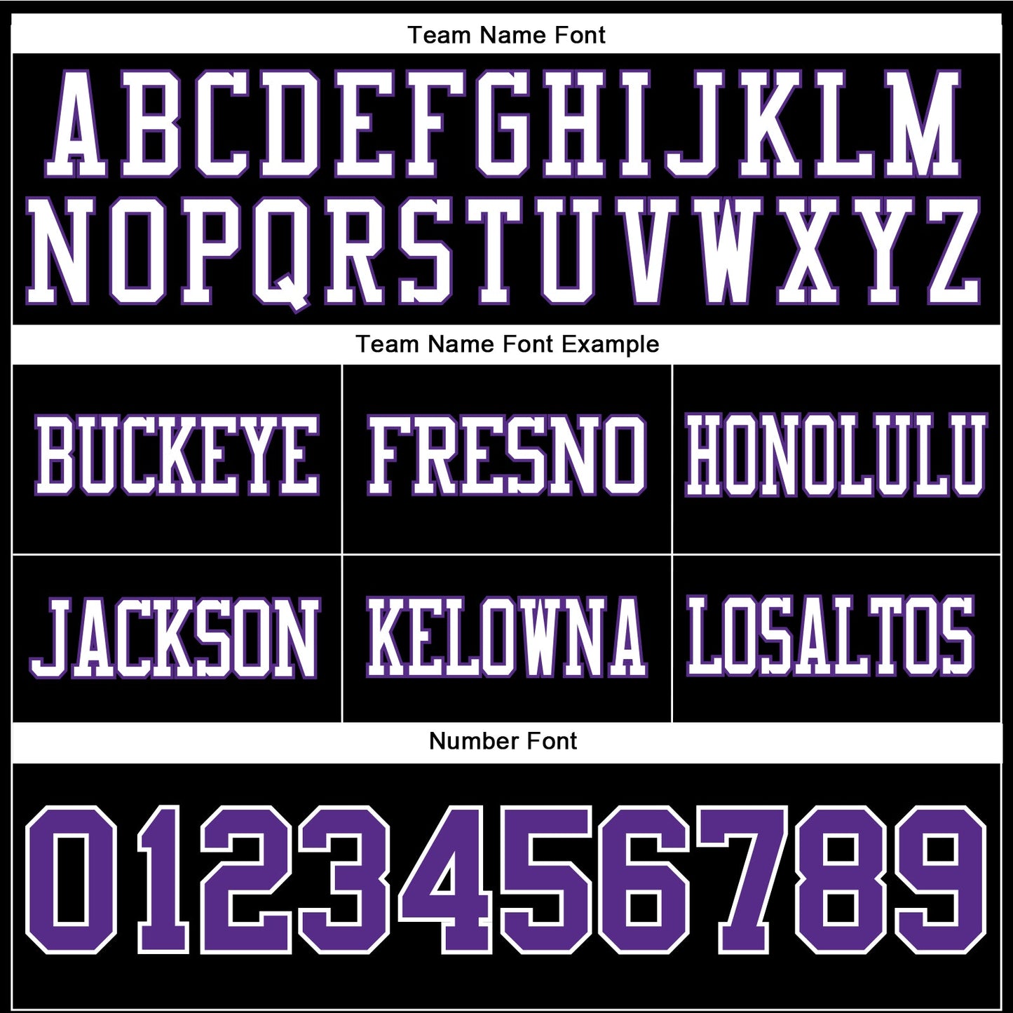 Custom Black Purple-White Authentic Football Jersey view 4