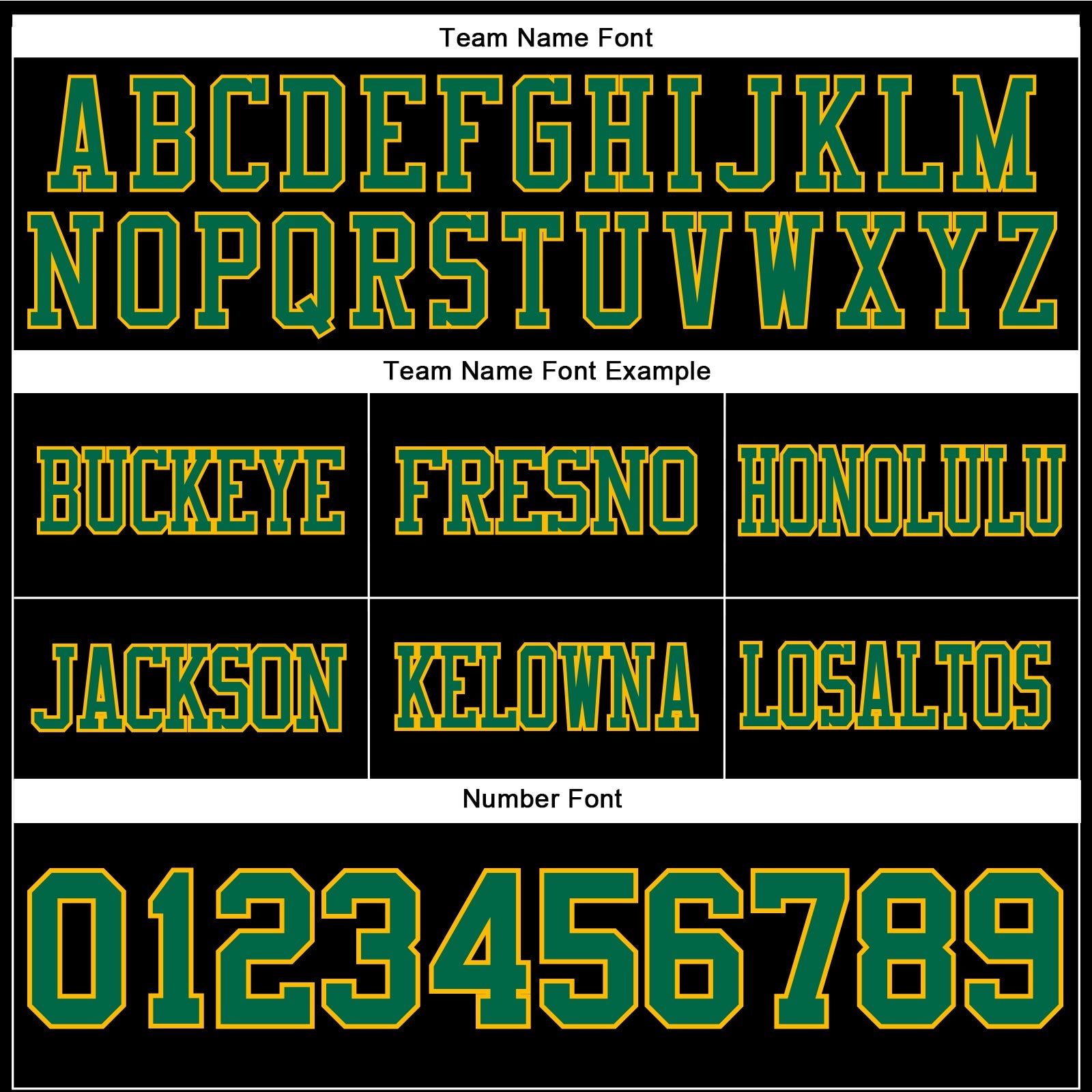 Custom Black Kelly Green-Gold Authentic Football Jersey view 4